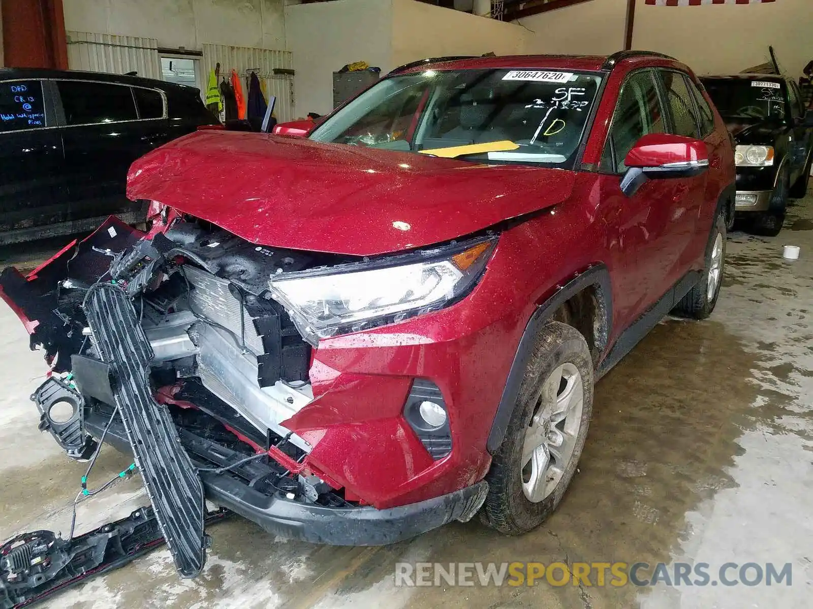 2 Photograph of a damaged car JTMW1RFV6KD020800 TOYOTA RAV4 2019