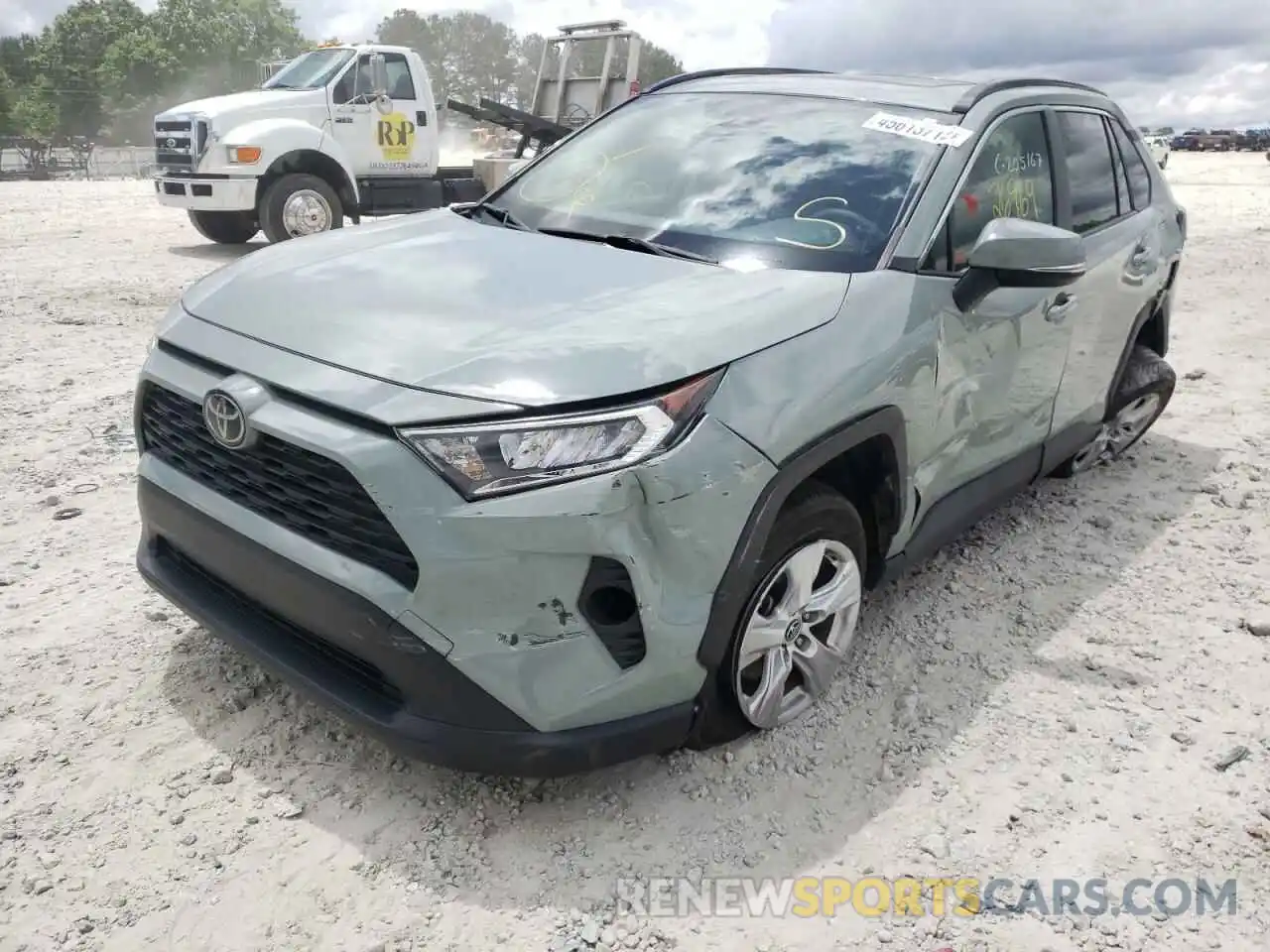 2 Photograph of a damaged car JTMW1RFV6KD021994 TOYOTA RAV4 2019