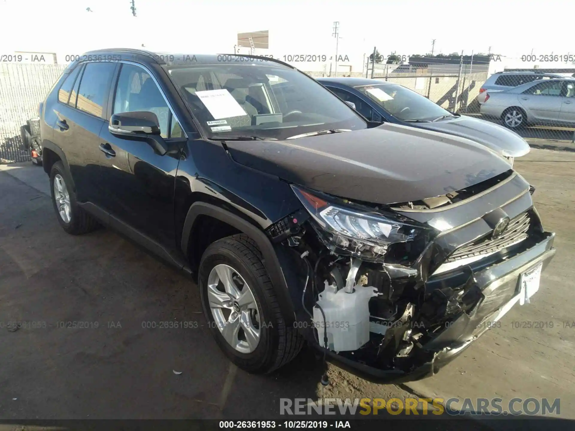 1 Photograph of a damaged car JTMW1RFV6KD024121 TOYOTA RAV4 2019