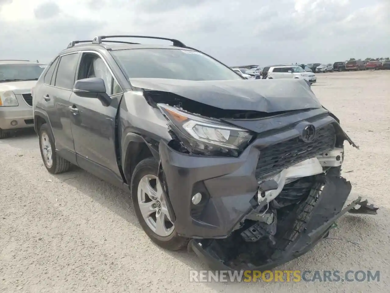 1 Photograph of a damaged car JTMW1RFV6KD029254 TOYOTA RAV4 2019