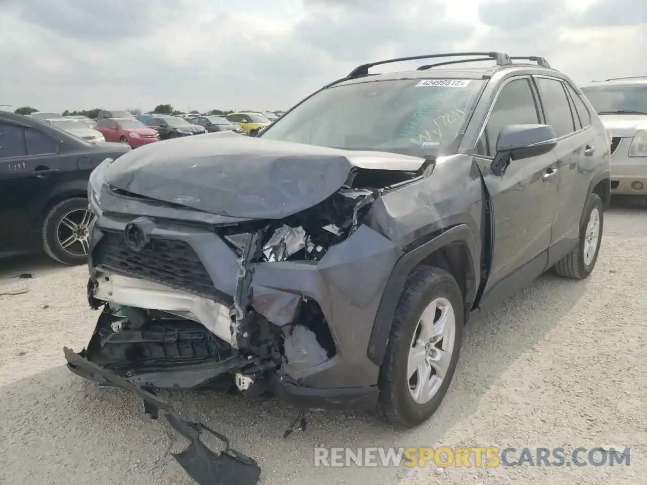 2 Photograph of a damaged car JTMW1RFV6KD029254 TOYOTA RAV4 2019