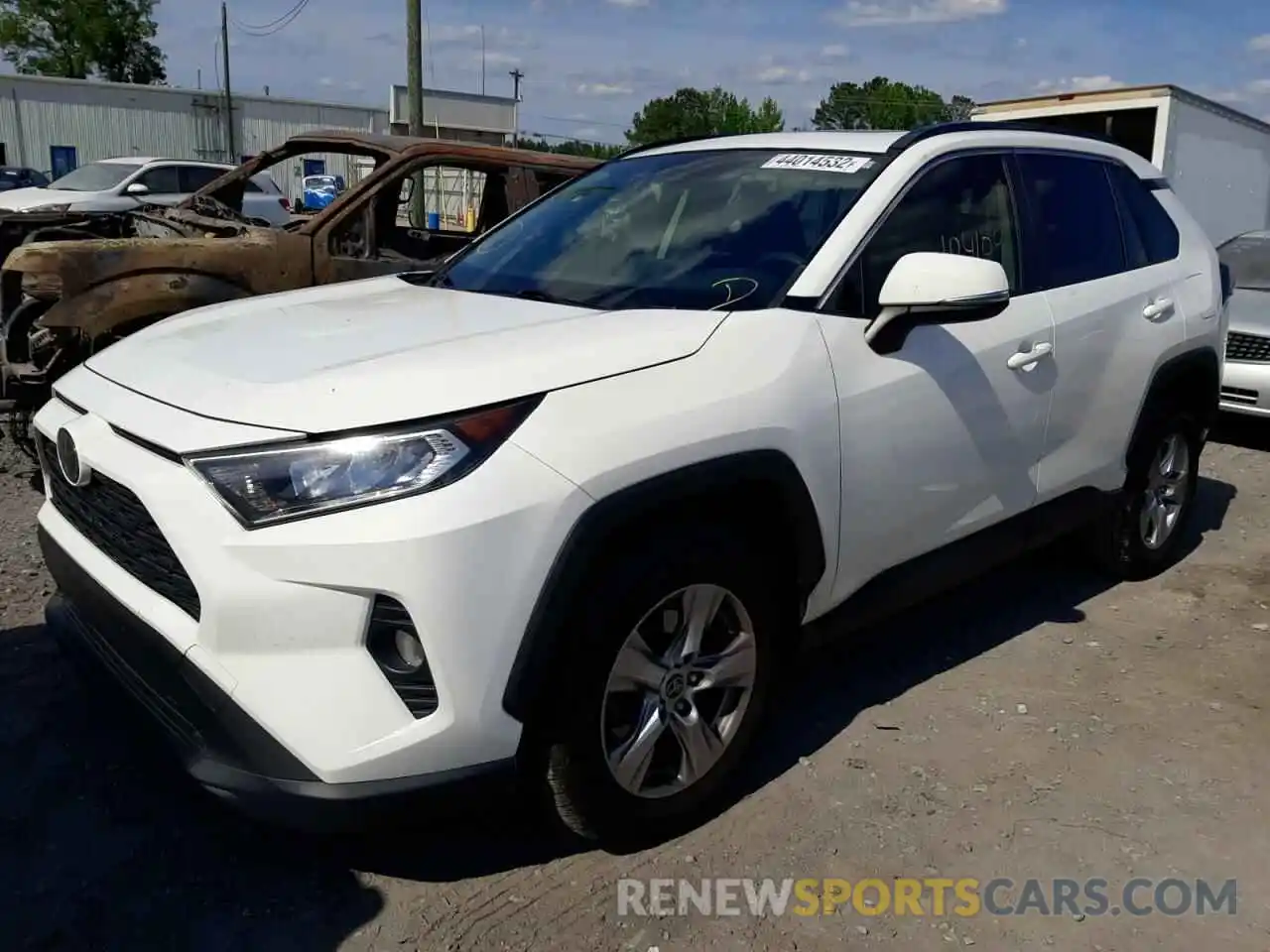 2 Photograph of a damaged car JTMW1RFV6KD030128 TOYOTA RAV4 2019