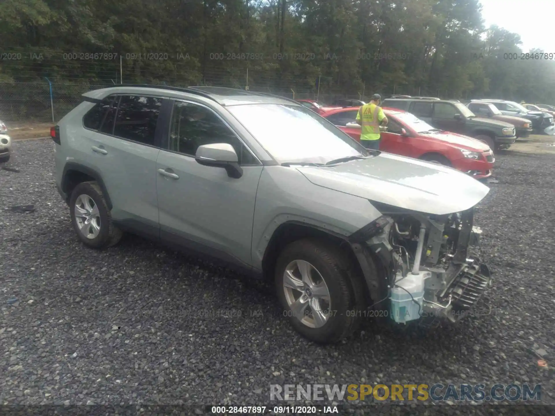 1 Photograph of a damaged car JTMW1RFV6KD034048 TOYOTA RAV4 2019