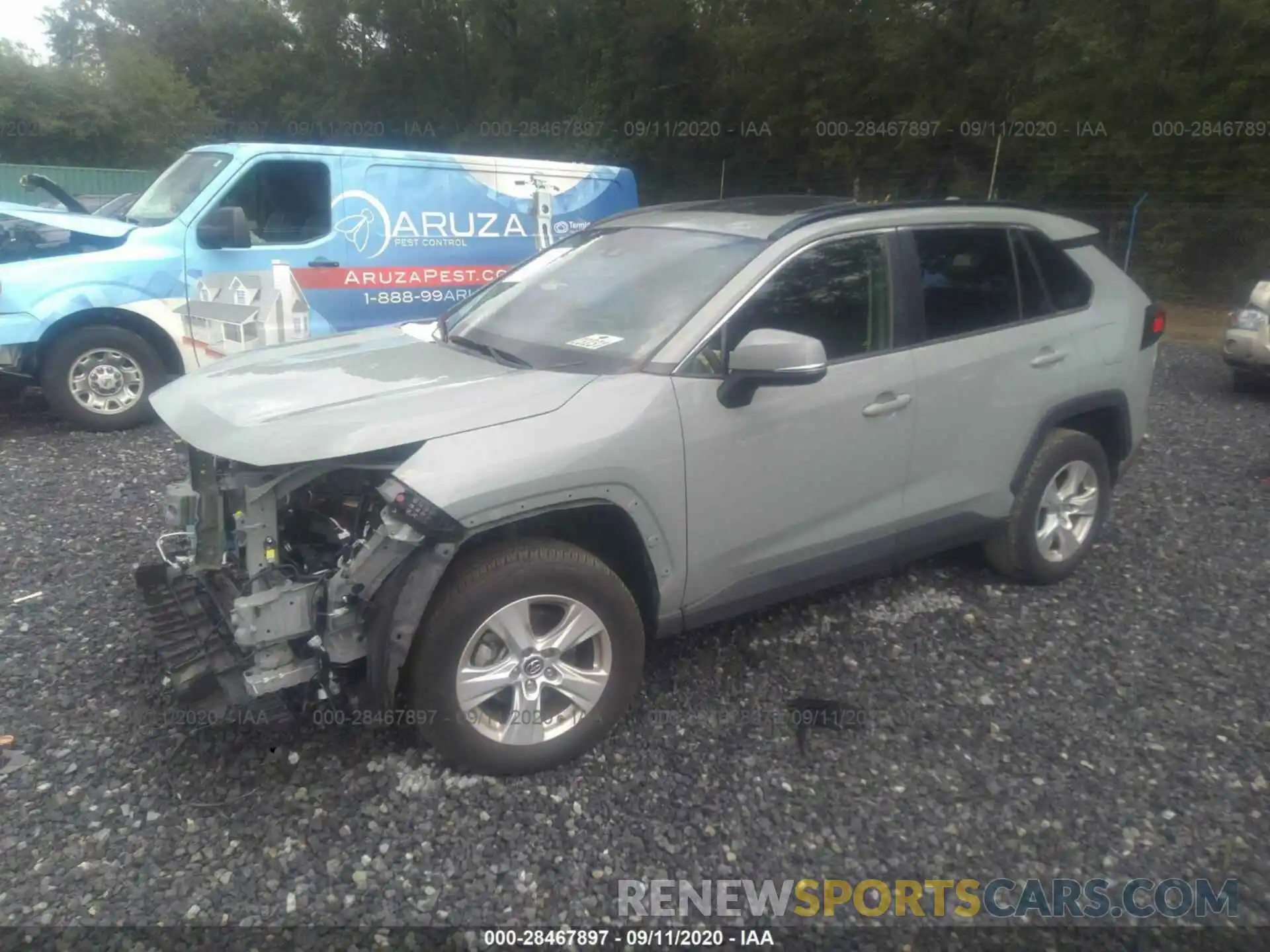 2 Photograph of a damaged car JTMW1RFV6KD034048 TOYOTA RAV4 2019