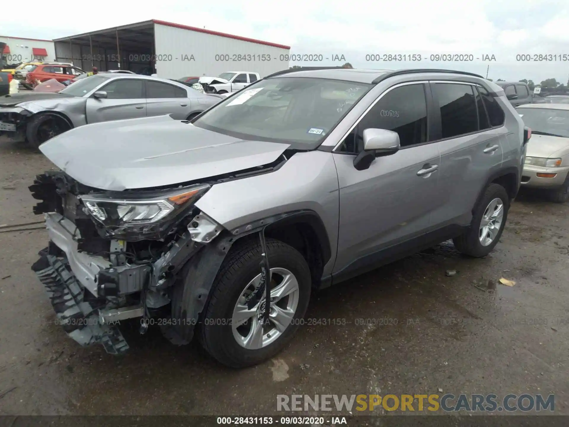 2 Photograph of a damaged car JTMW1RFV6KD034888 TOYOTA RAV4 2019