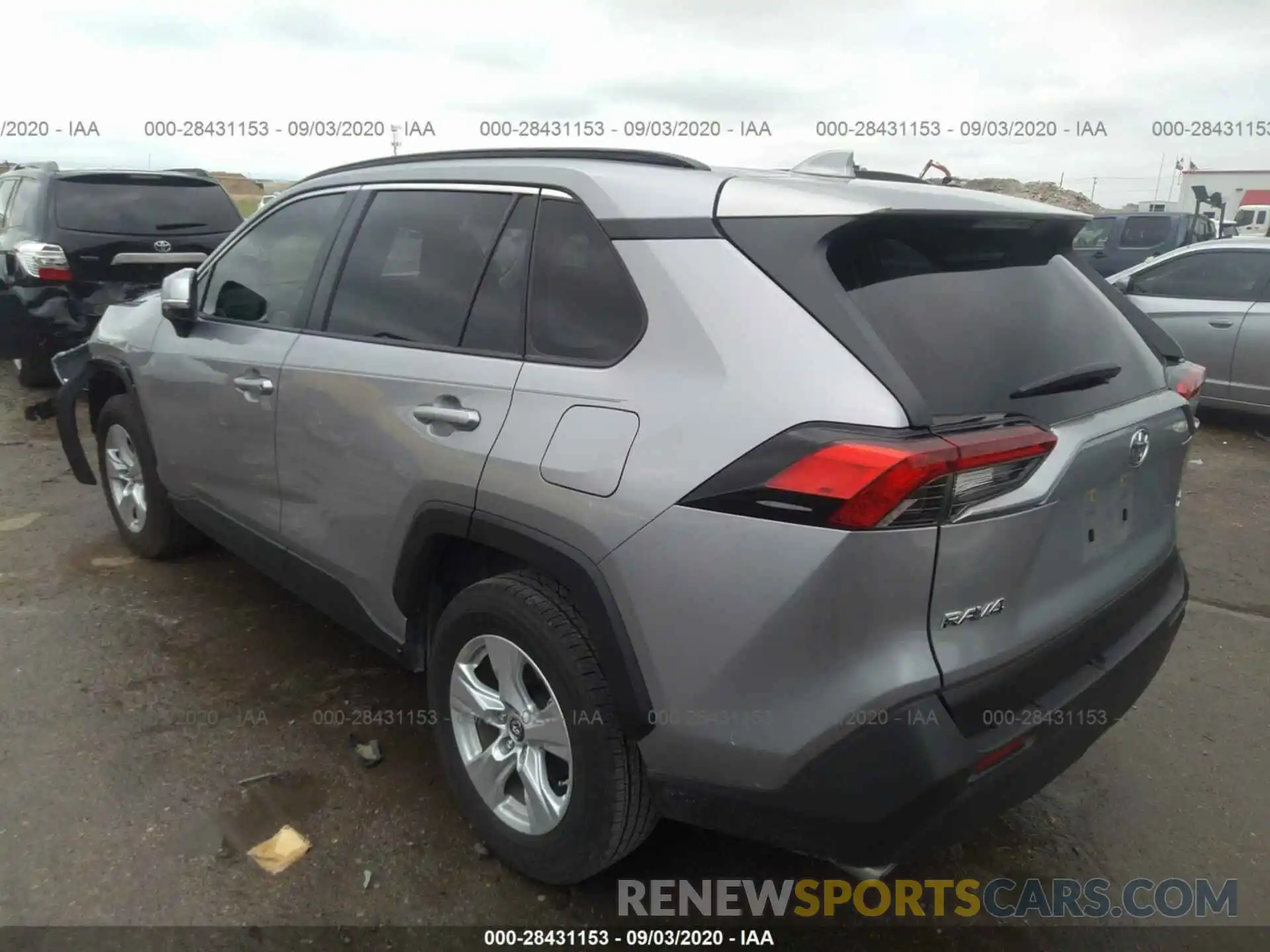 3 Photograph of a damaged car JTMW1RFV6KD034888 TOYOTA RAV4 2019