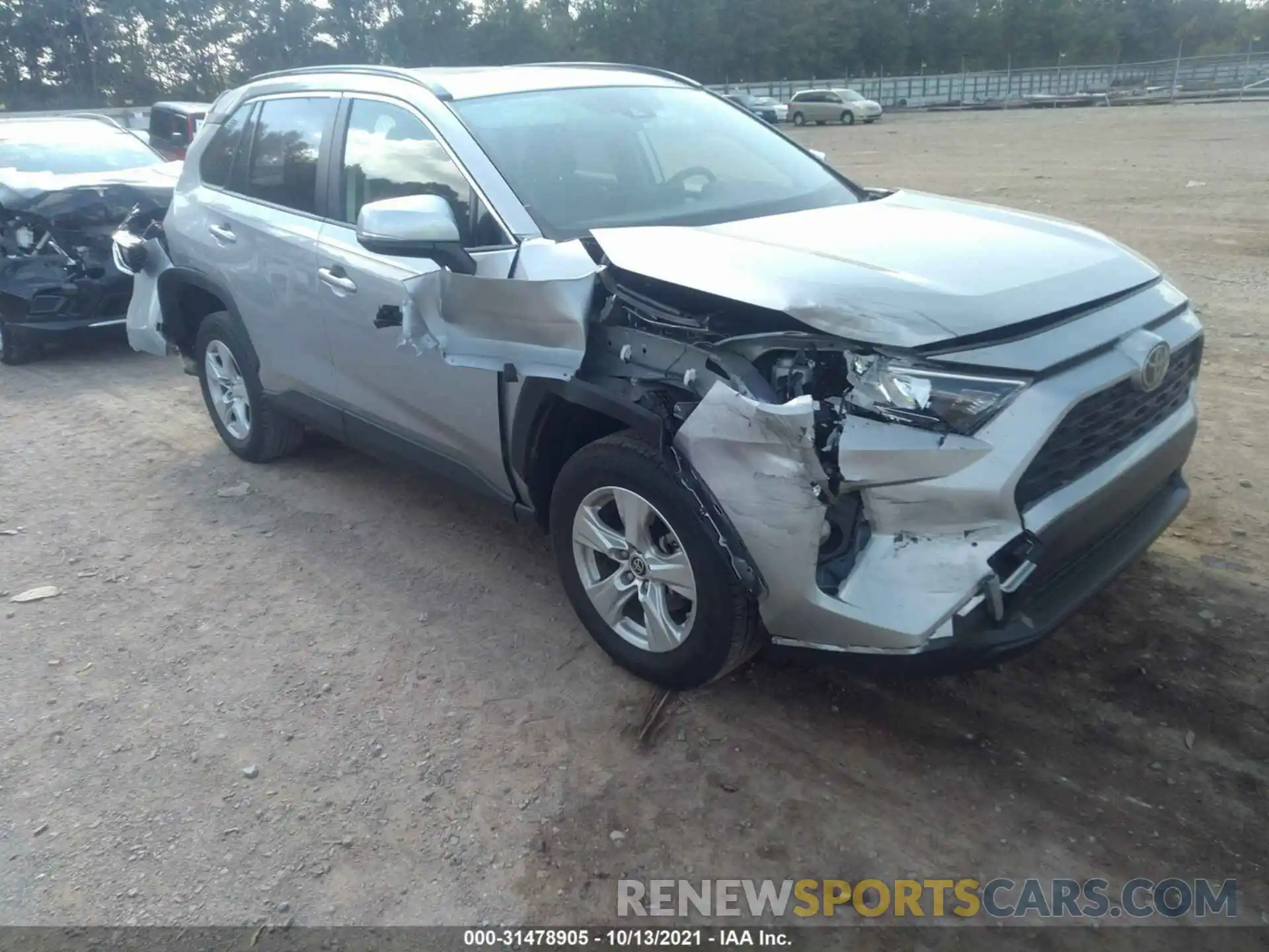 1 Photograph of a damaged car JTMW1RFV6KD038679 TOYOTA RAV4 2019