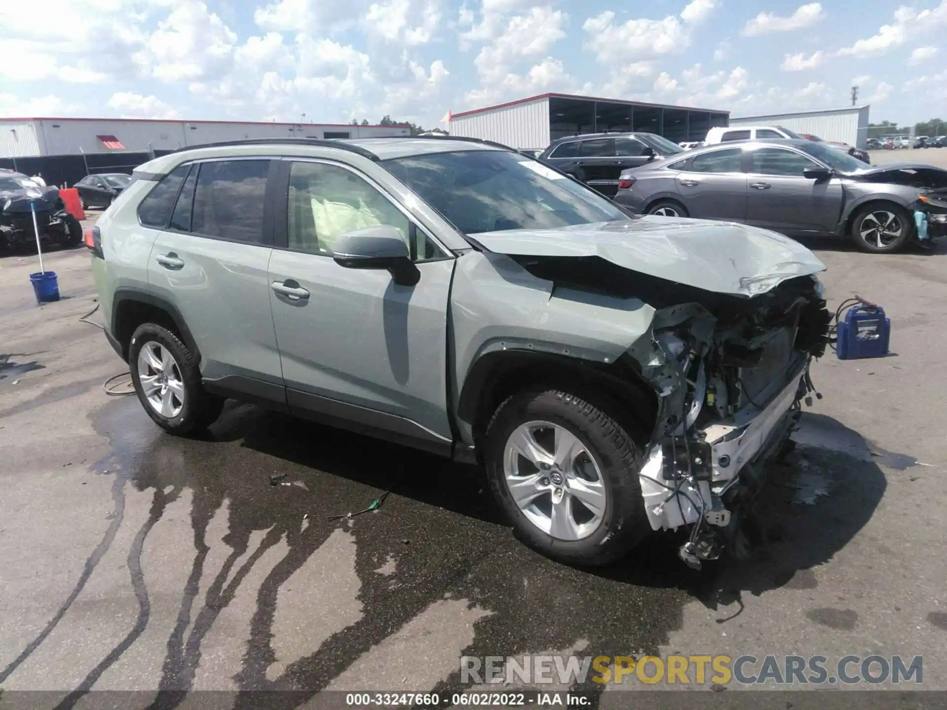 1 Photograph of a damaged car JTMW1RFV6KD501209 TOYOTA RAV4 2019