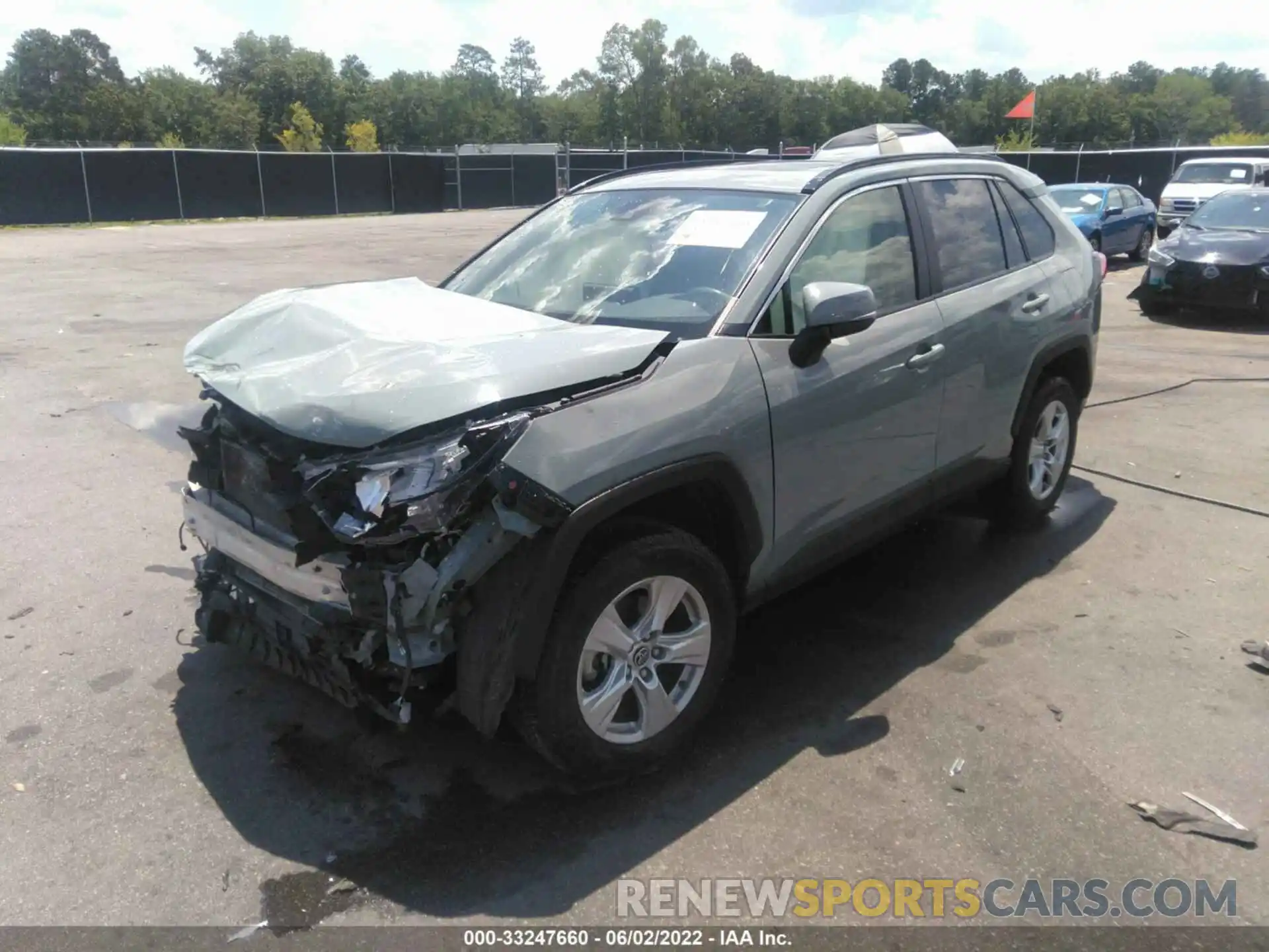 2 Photograph of a damaged car JTMW1RFV6KD501209 TOYOTA RAV4 2019