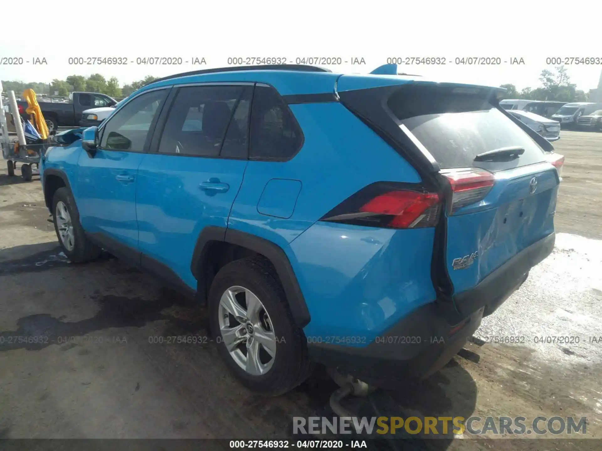 3 Фотография поврежденного автомобиля JTMW1RFV6KD502392 TOYOTA RAV4 2019