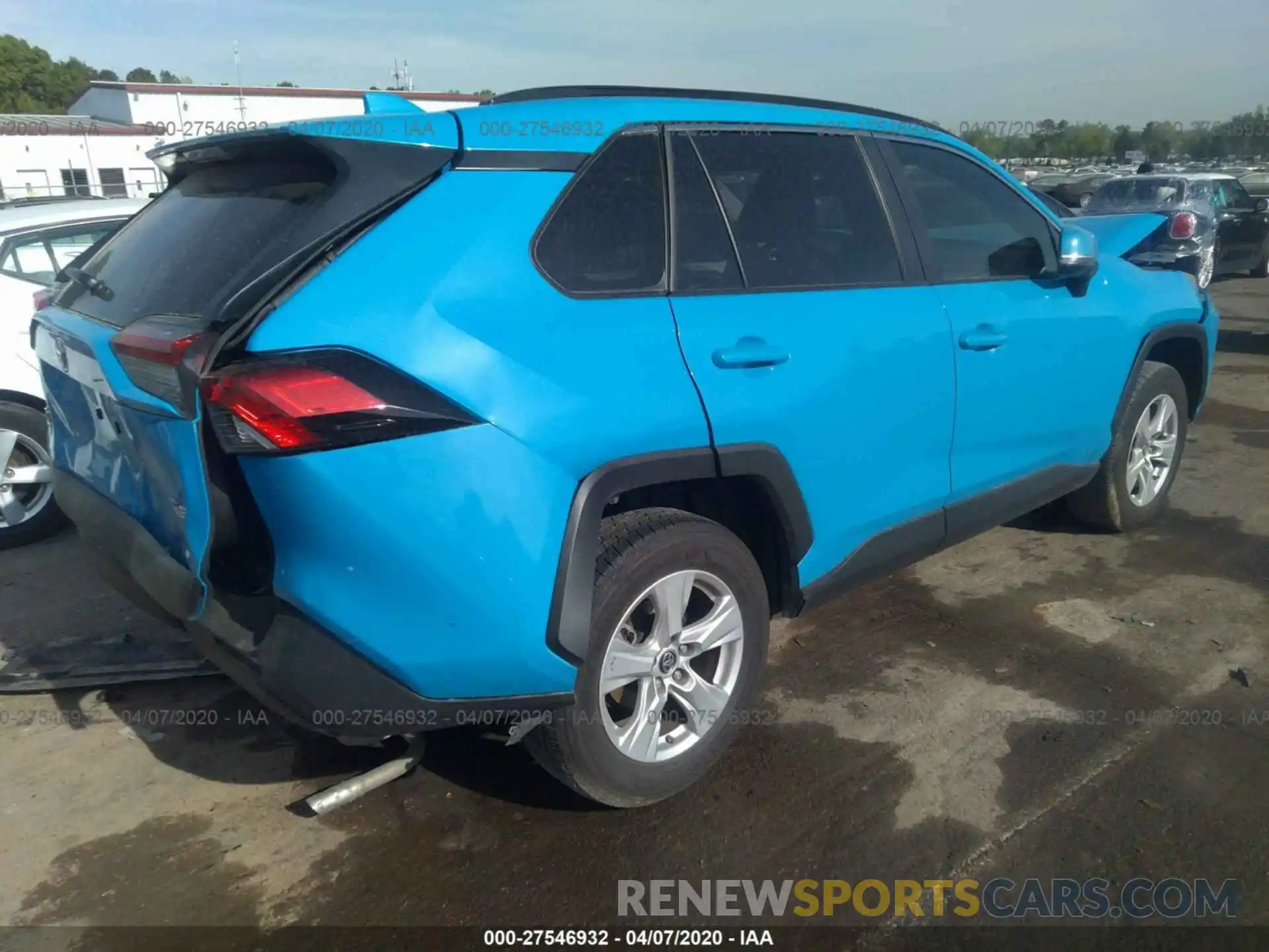 4 Фотография поврежденного автомобиля JTMW1RFV6KD502392 TOYOTA RAV4 2019