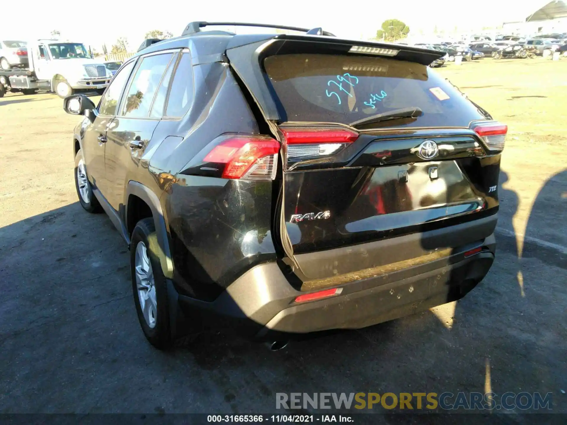 3 Photograph of a damaged car JTMW1RFV6KD503350 TOYOTA RAV4 2019