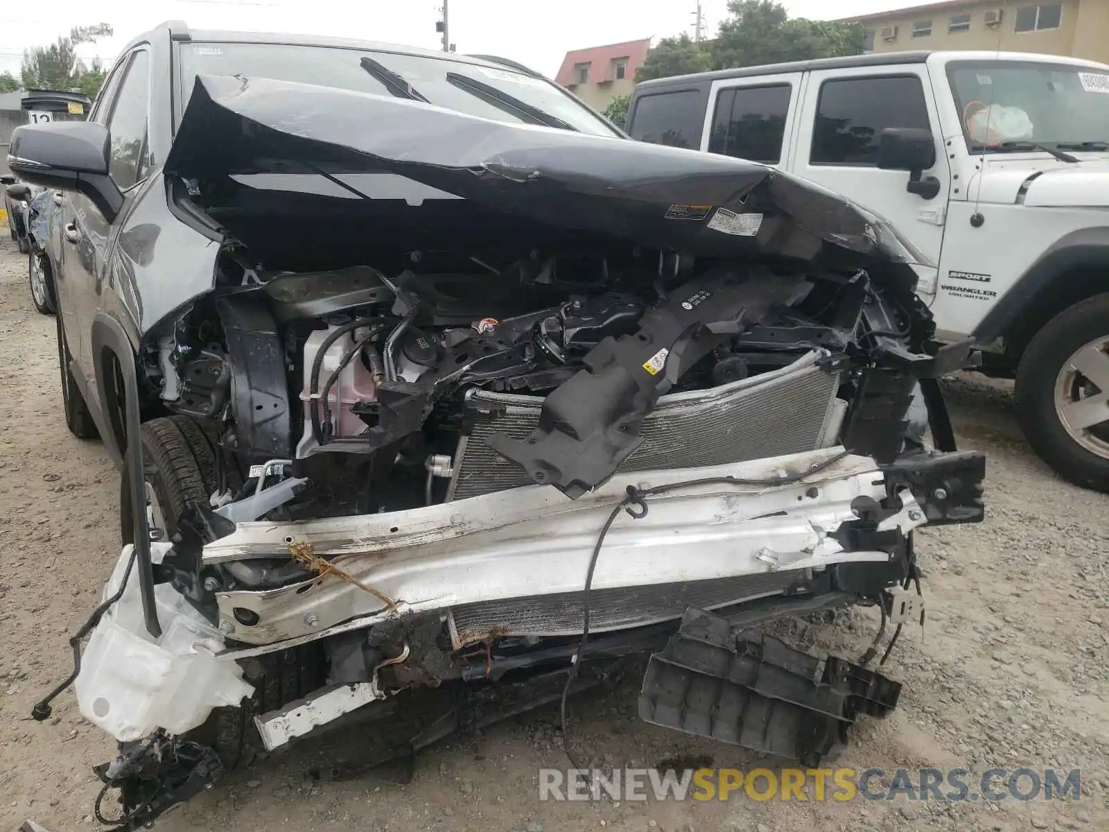 9 Photograph of a damaged car JTMW1RFV6KD504112 TOYOTA RAV4 2019