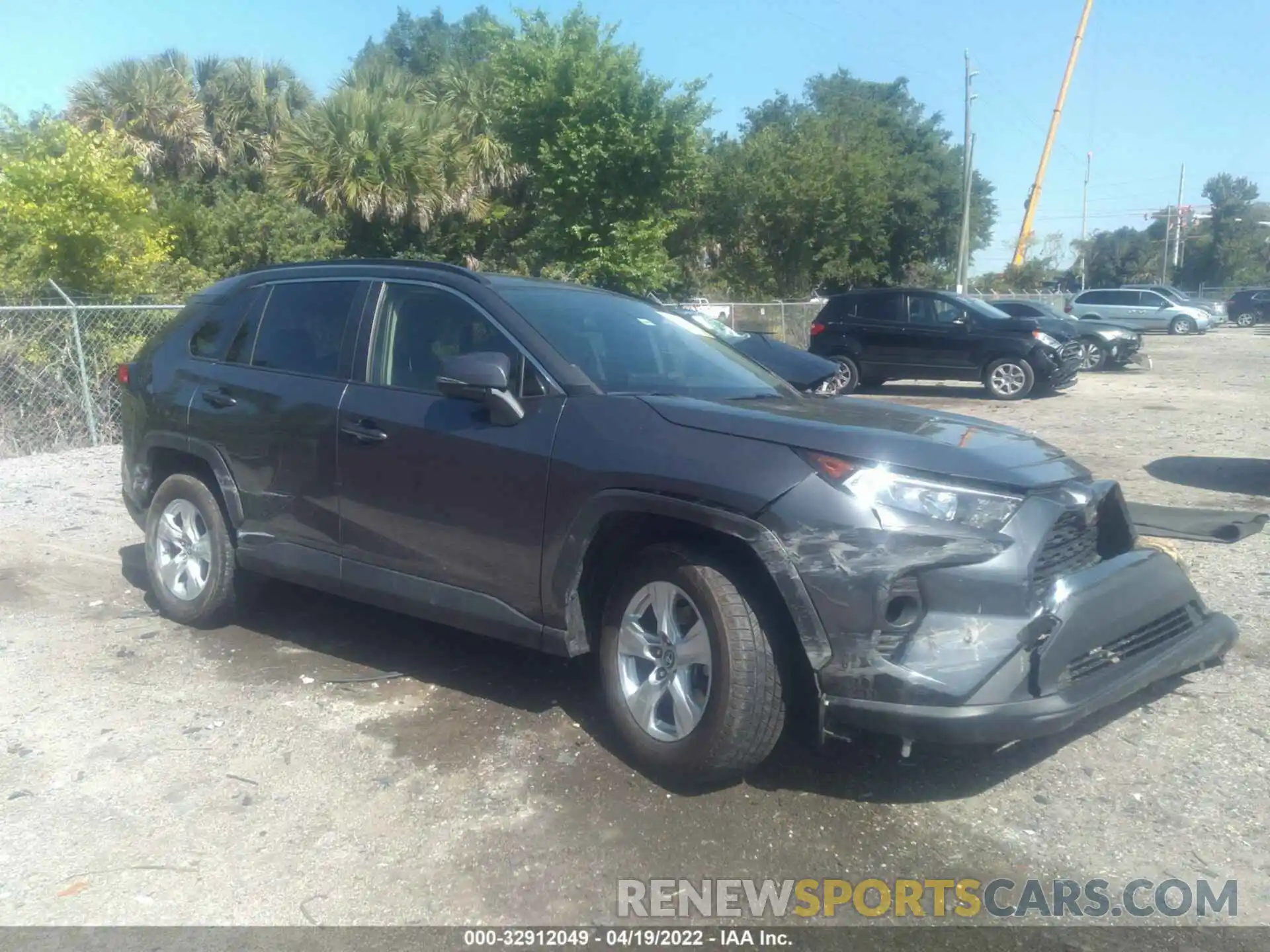 1 Photograph of a damaged car JTMW1RFV6KD506121 TOYOTA RAV4 2019