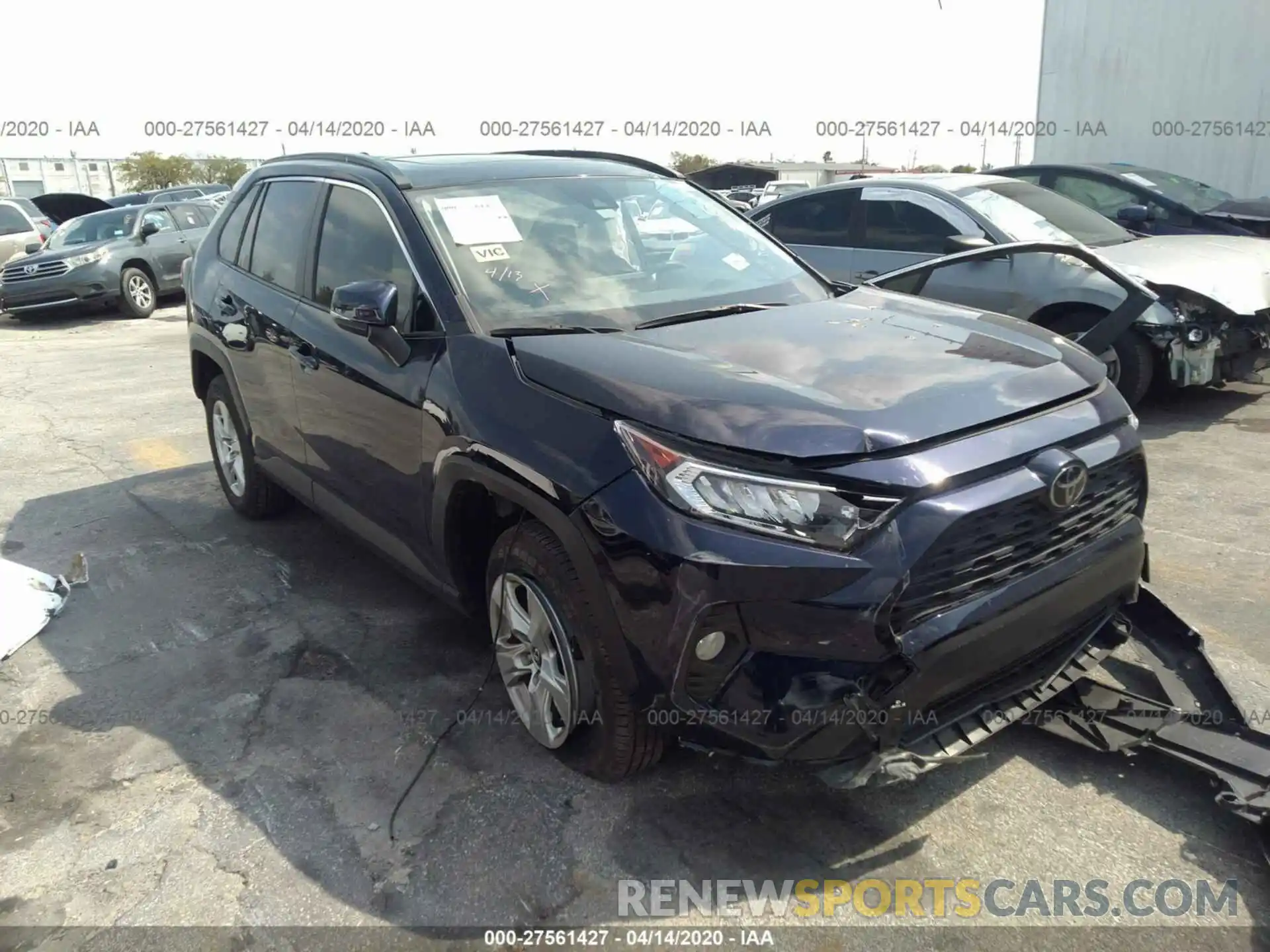 1 Фотография поврежденного автомобиля JTMW1RFV6KD510363 TOYOTA RAV4 2019