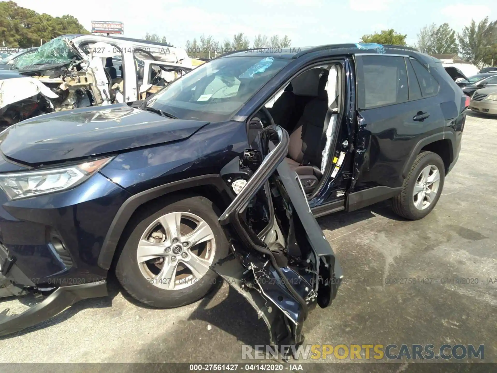 6 Photograph of a damaged car JTMW1RFV6KD510363 TOYOTA RAV4 2019