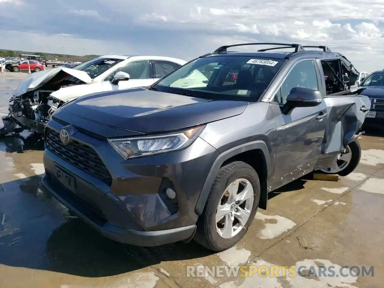 1 Photograph of a damaged car JTMW1RFV6KD510797 TOYOTA RAV4 2019