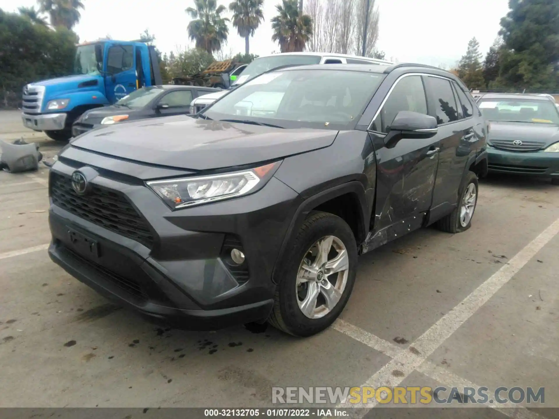 2 Photograph of a damaged car JTMW1RFV6KD516275 TOYOTA RAV4 2019