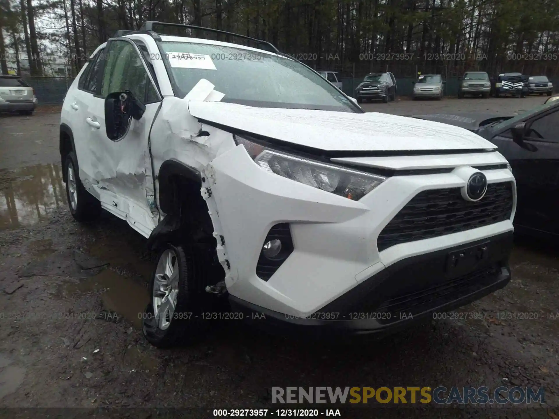 1 Photograph of a damaged car JTMW1RFV6KJ010527 TOYOTA RAV4 2019