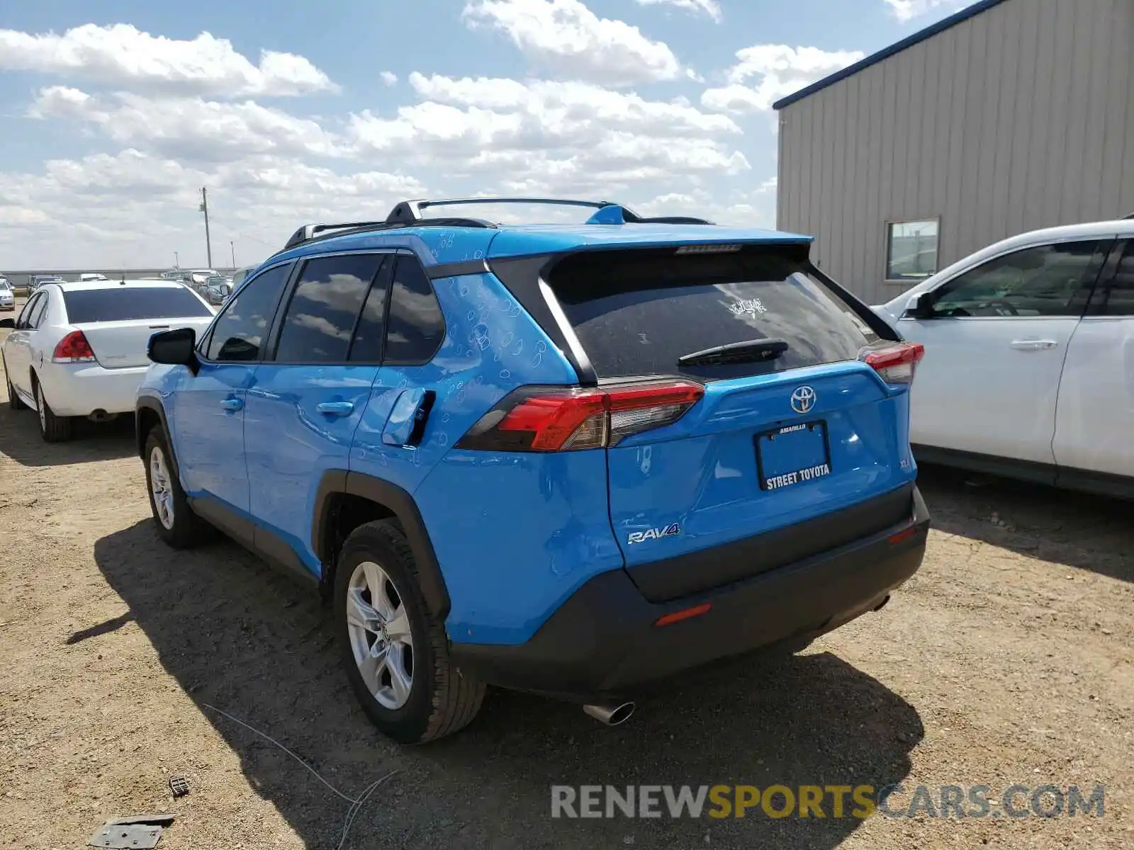 3 Photograph of a damaged car JTMW1RFV6KJ011760 TOYOTA RAV4 2019