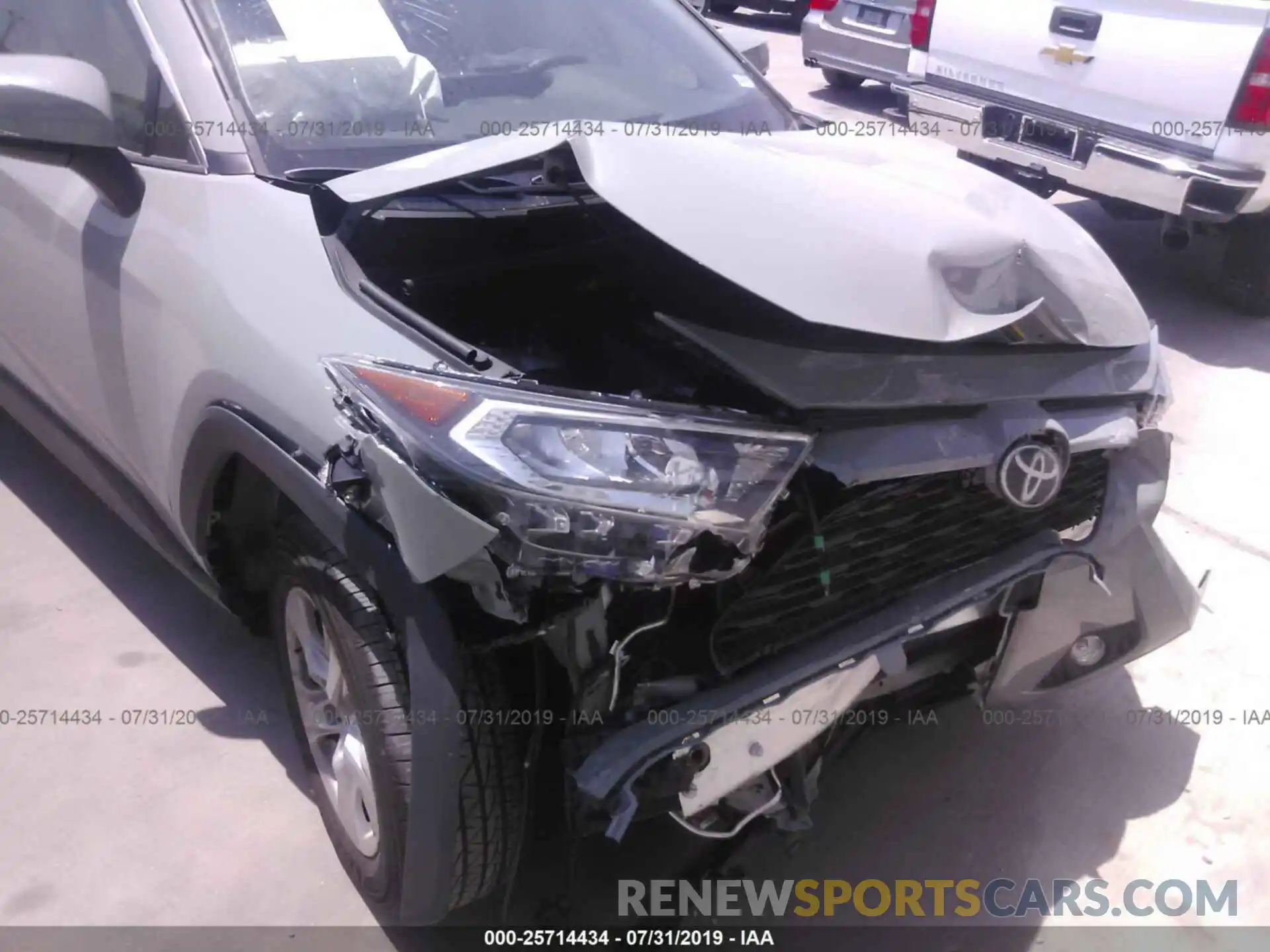 6 Photograph of a damaged car JTMW1RFV6KJ011970 TOYOTA RAV4 2019