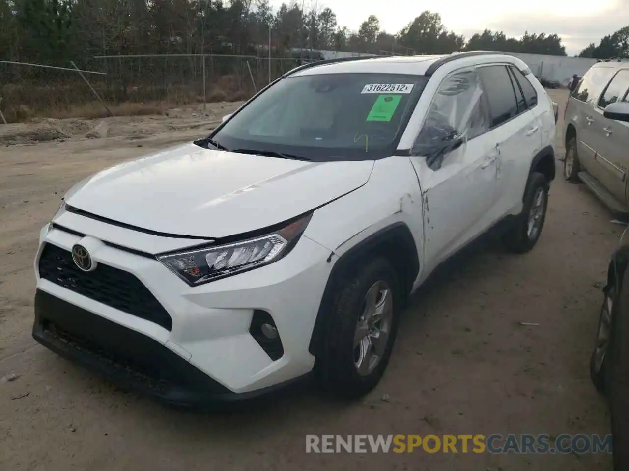 2 Фотография поврежденного автомобиля JTMW1RFV6KJ016456 TOYOTA RAV4 2019