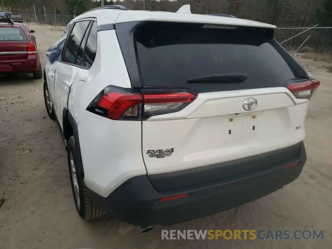 3 Photograph of a damaged car JTMW1RFV6KJ016456 TOYOTA RAV4 2019