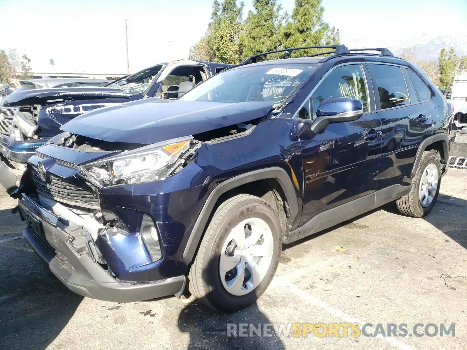 2 Photograph of a damaged car JTMW1RFV7KD004251 TOYOTA RAV4 2019