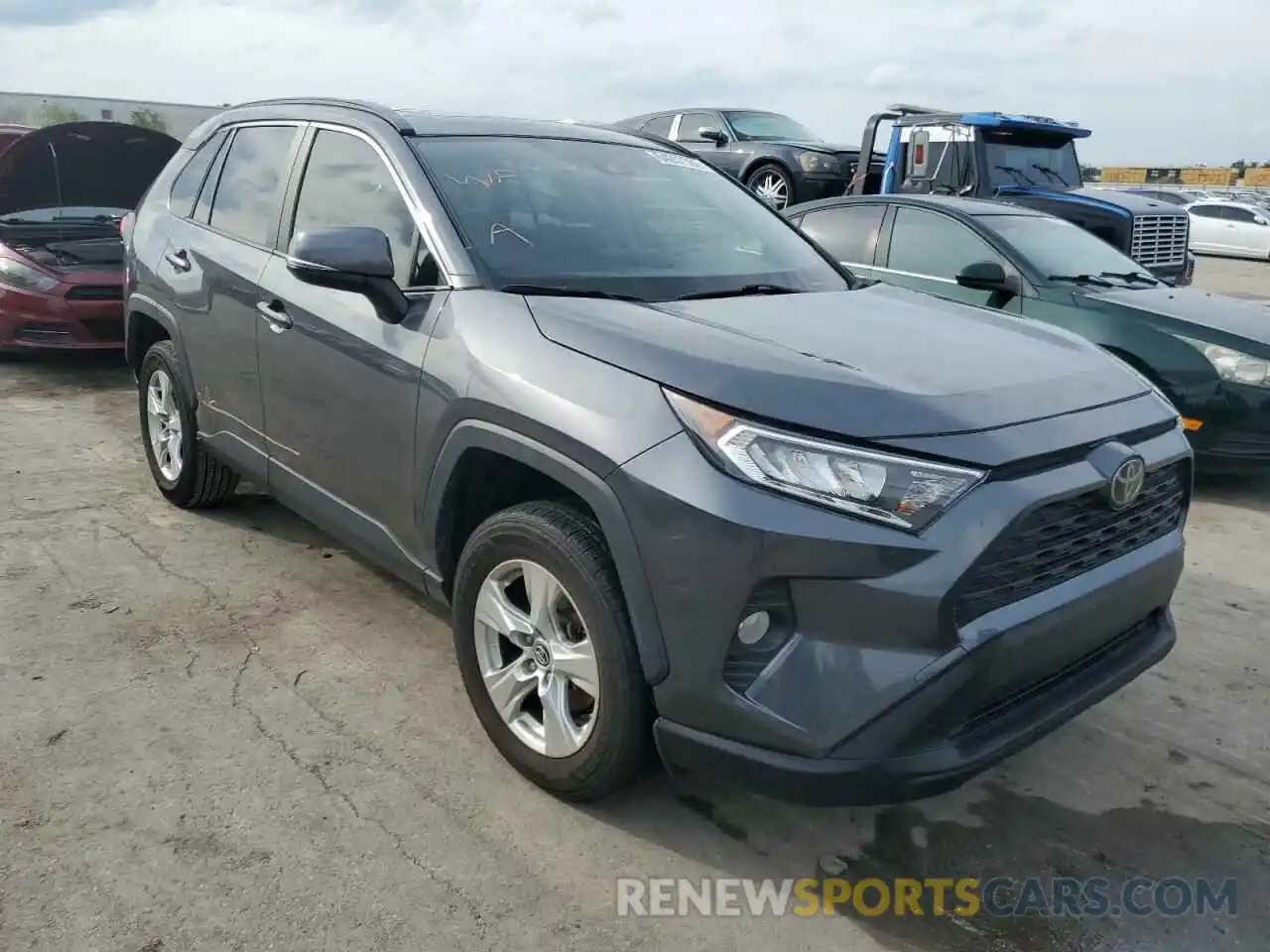 1 Фотография поврежденного автомобиля JTMW1RFV7KD009580 TOYOTA RAV4 2019