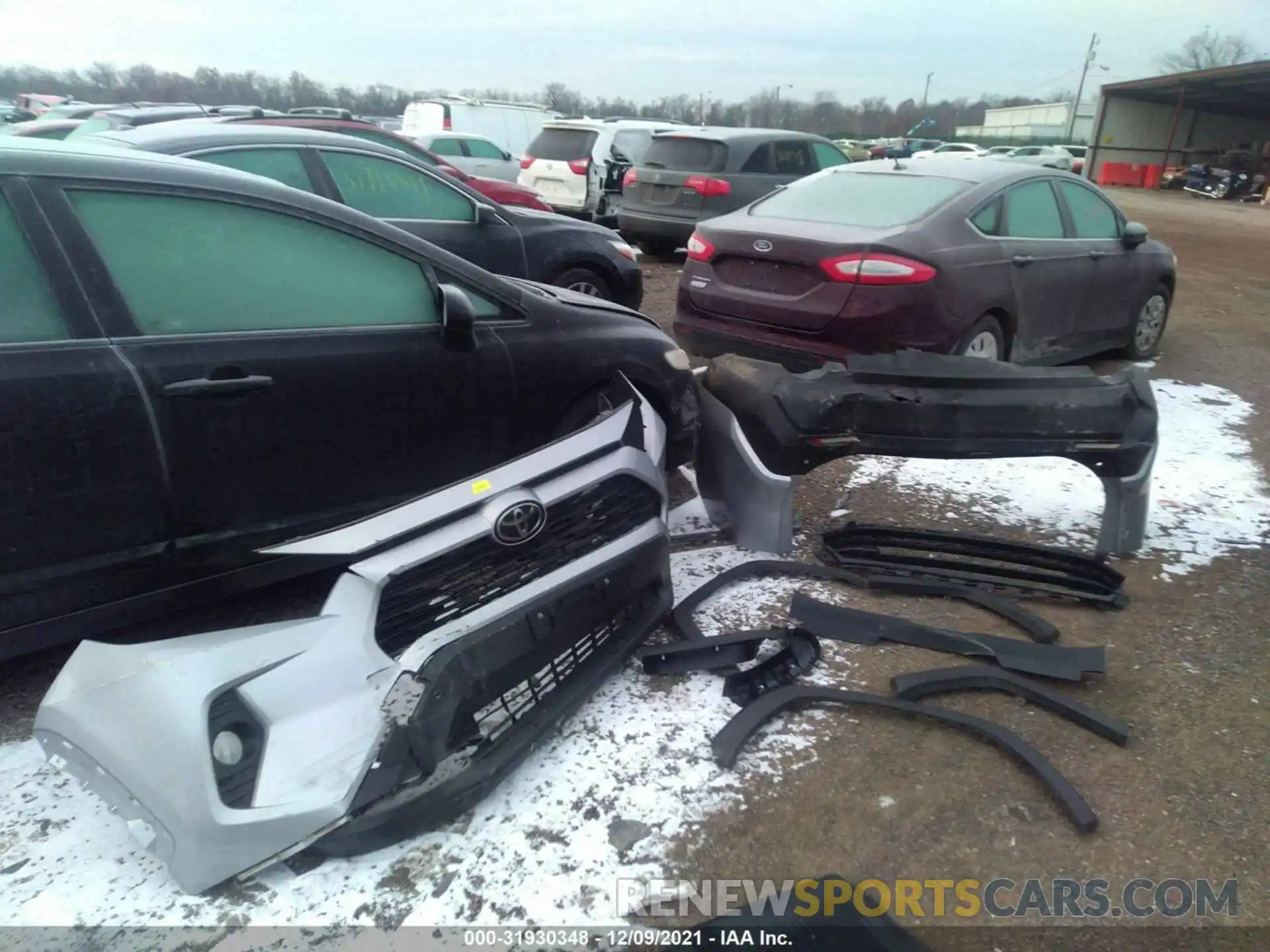 12 Photograph of a damaged car JTMW1RFV7KD010678 TOYOTA RAV4 2019