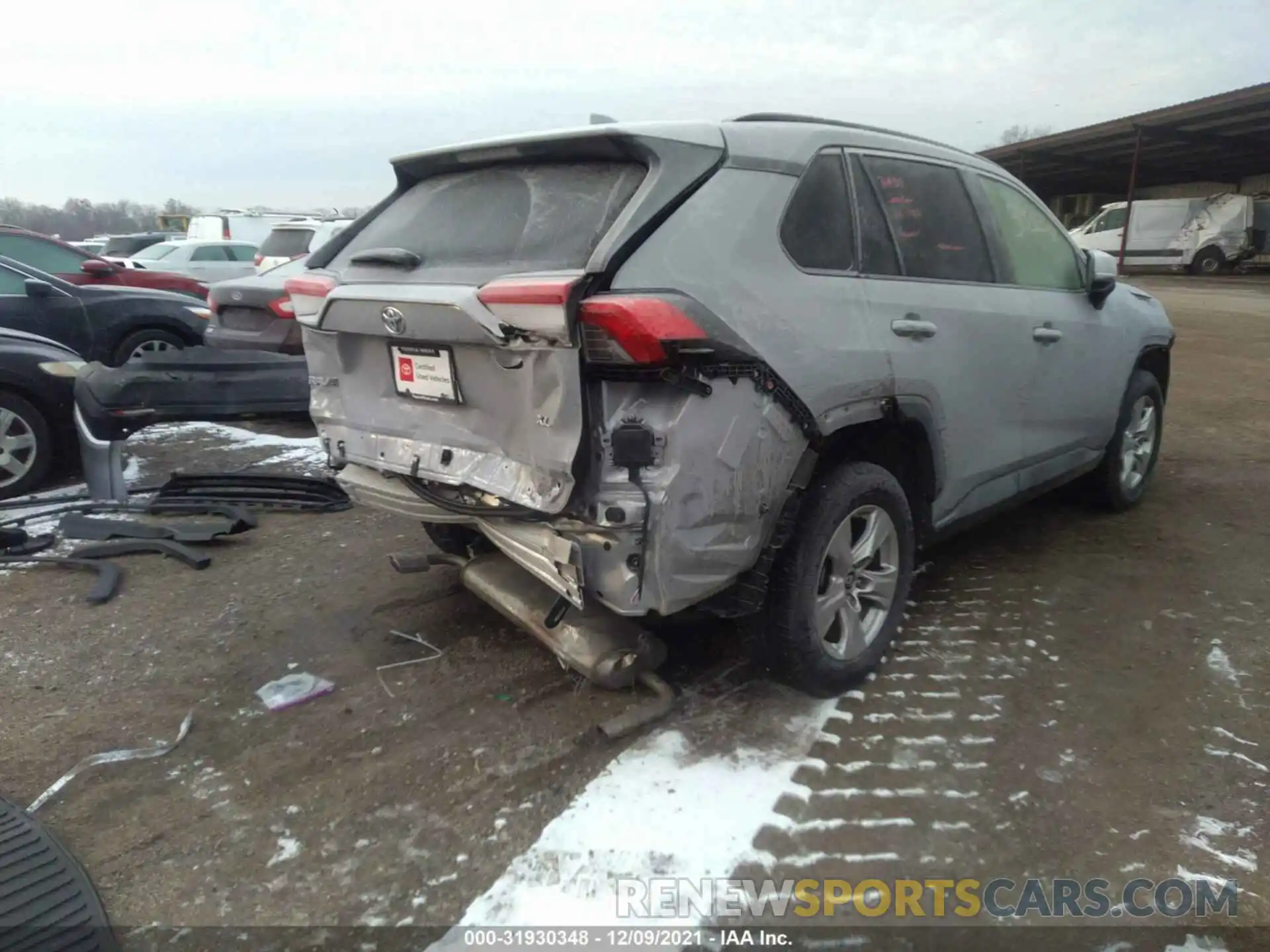 6 Фотография поврежденного автомобиля JTMW1RFV7KD010678 TOYOTA RAV4 2019