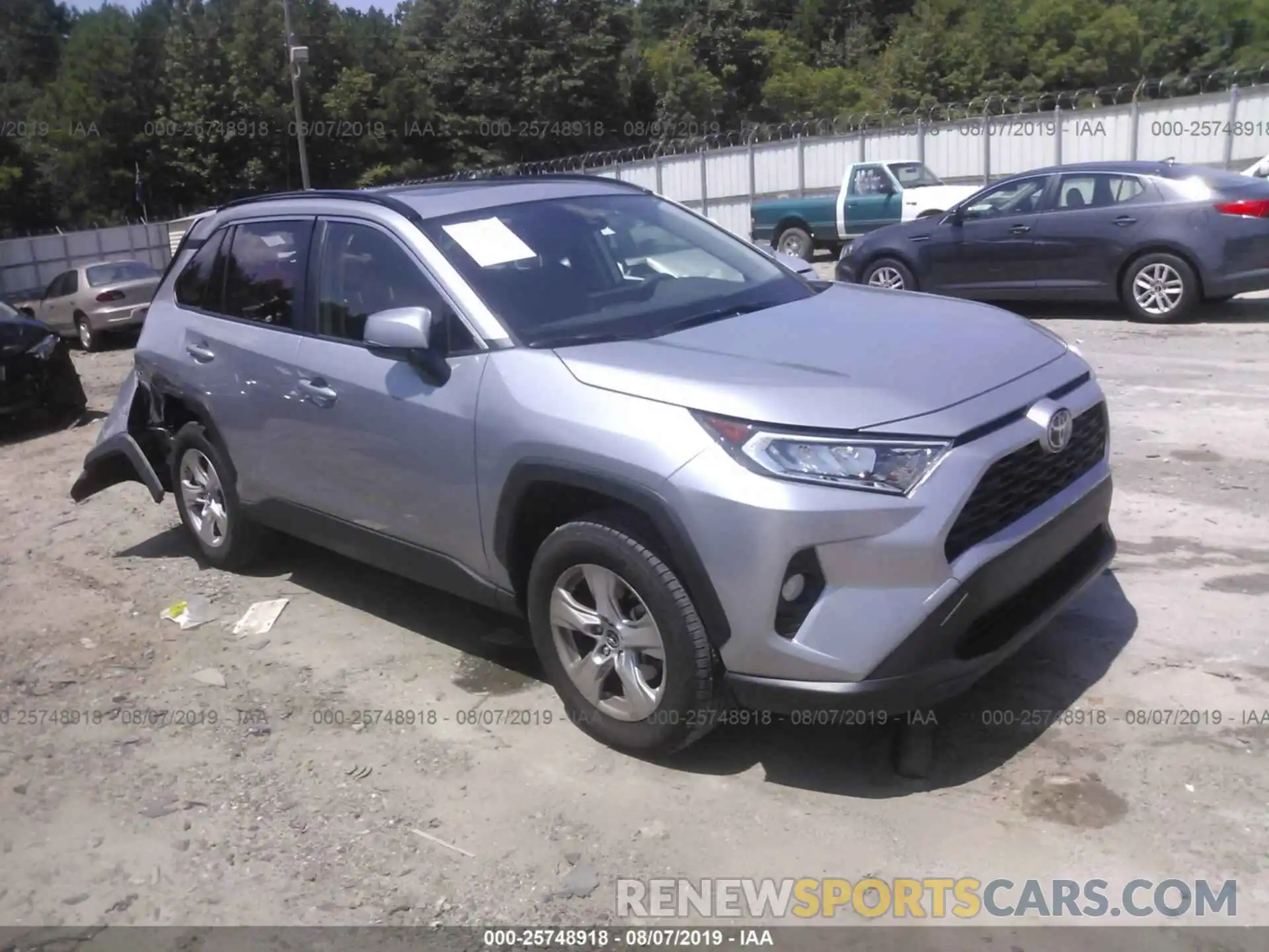 1 Photograph of a damaged car JTMW1RFV7KD014410 TOYOTA RAV4 2019