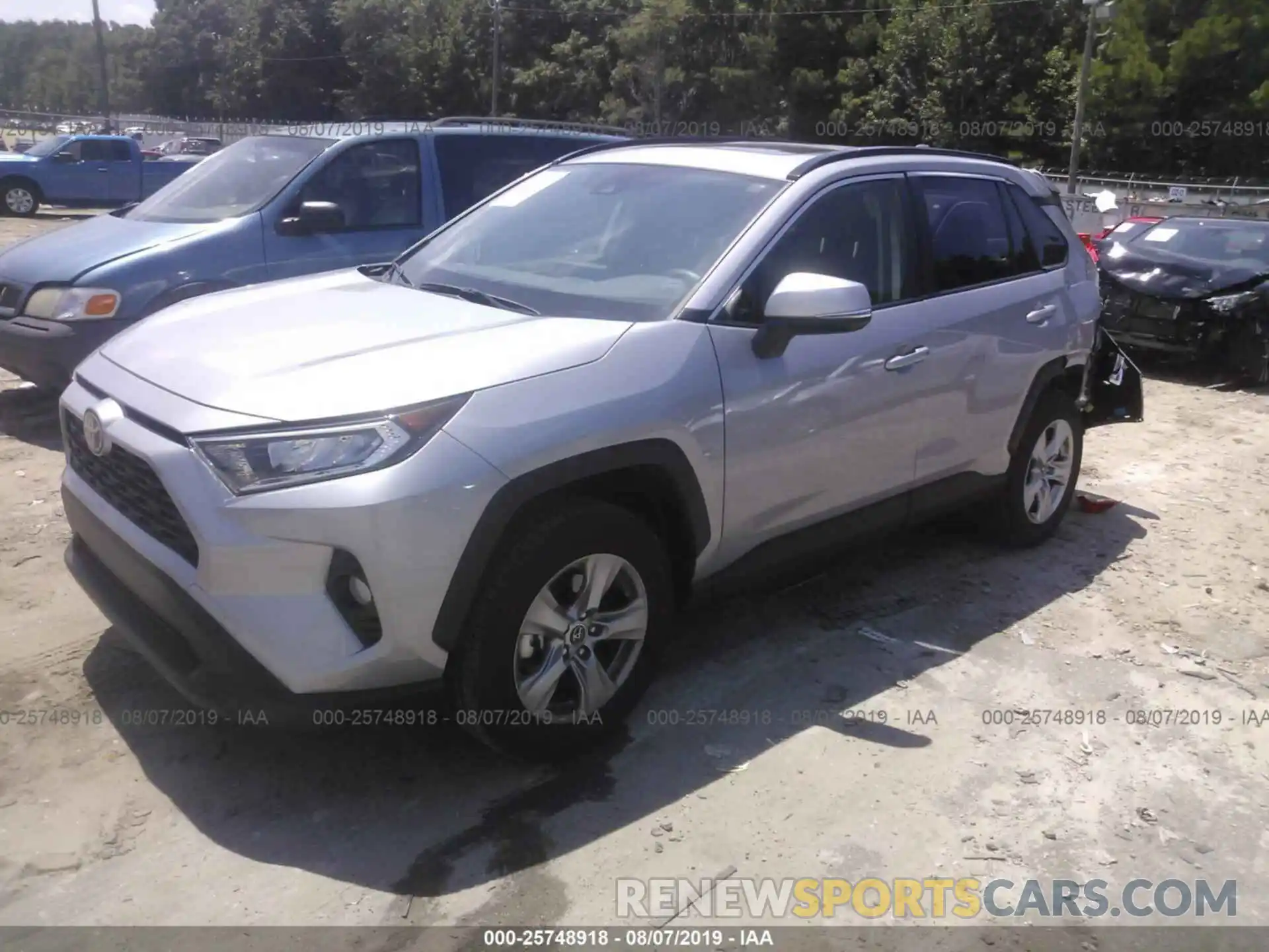 2 Фотография поврежденного автомобиля JTMW1RFV7KD014410 TOYOTA RAV4 2019