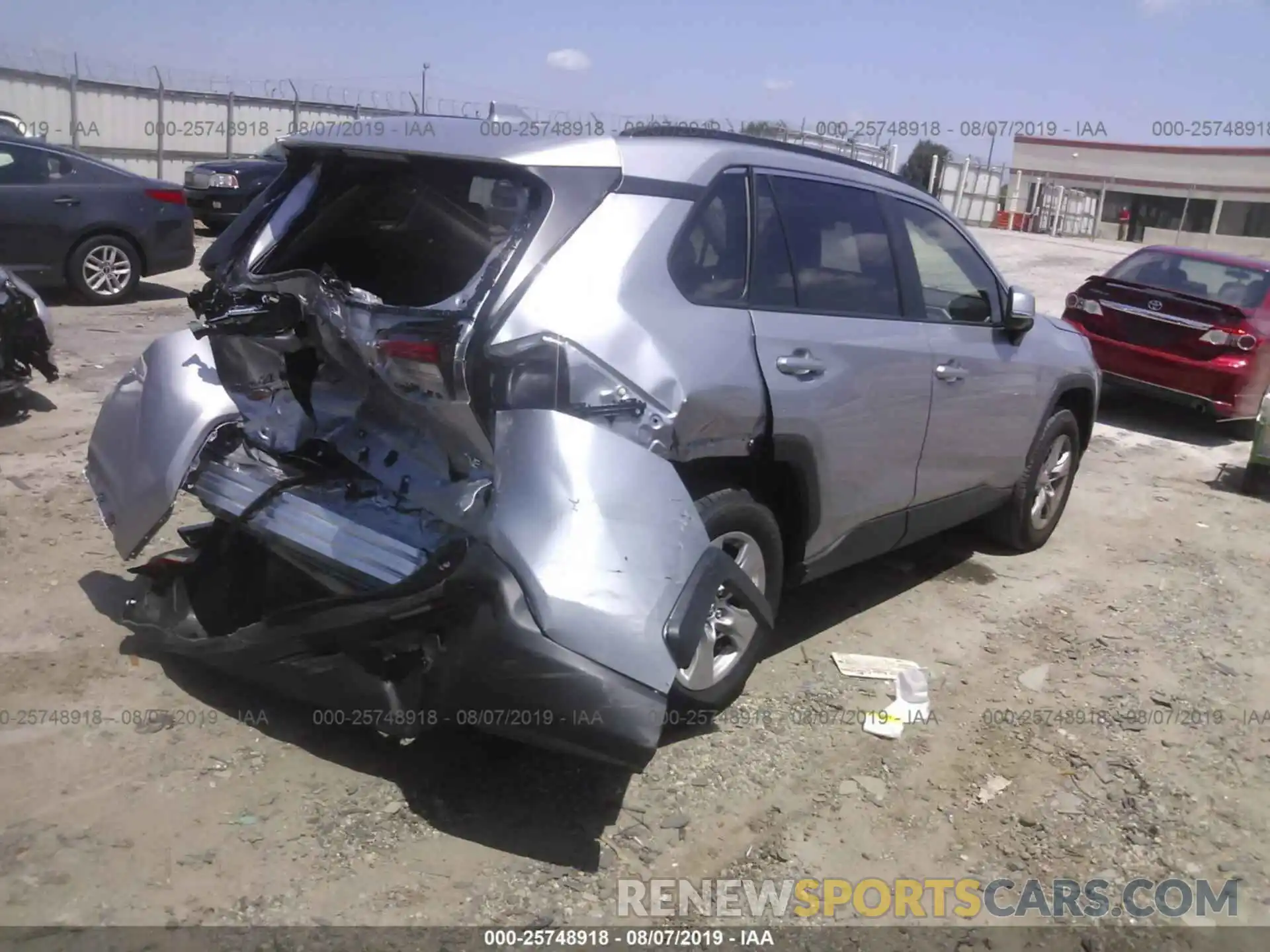 4 Photograph of a damaged car JTMW1RFV7KD014410 TOYOTA RAV4 2019