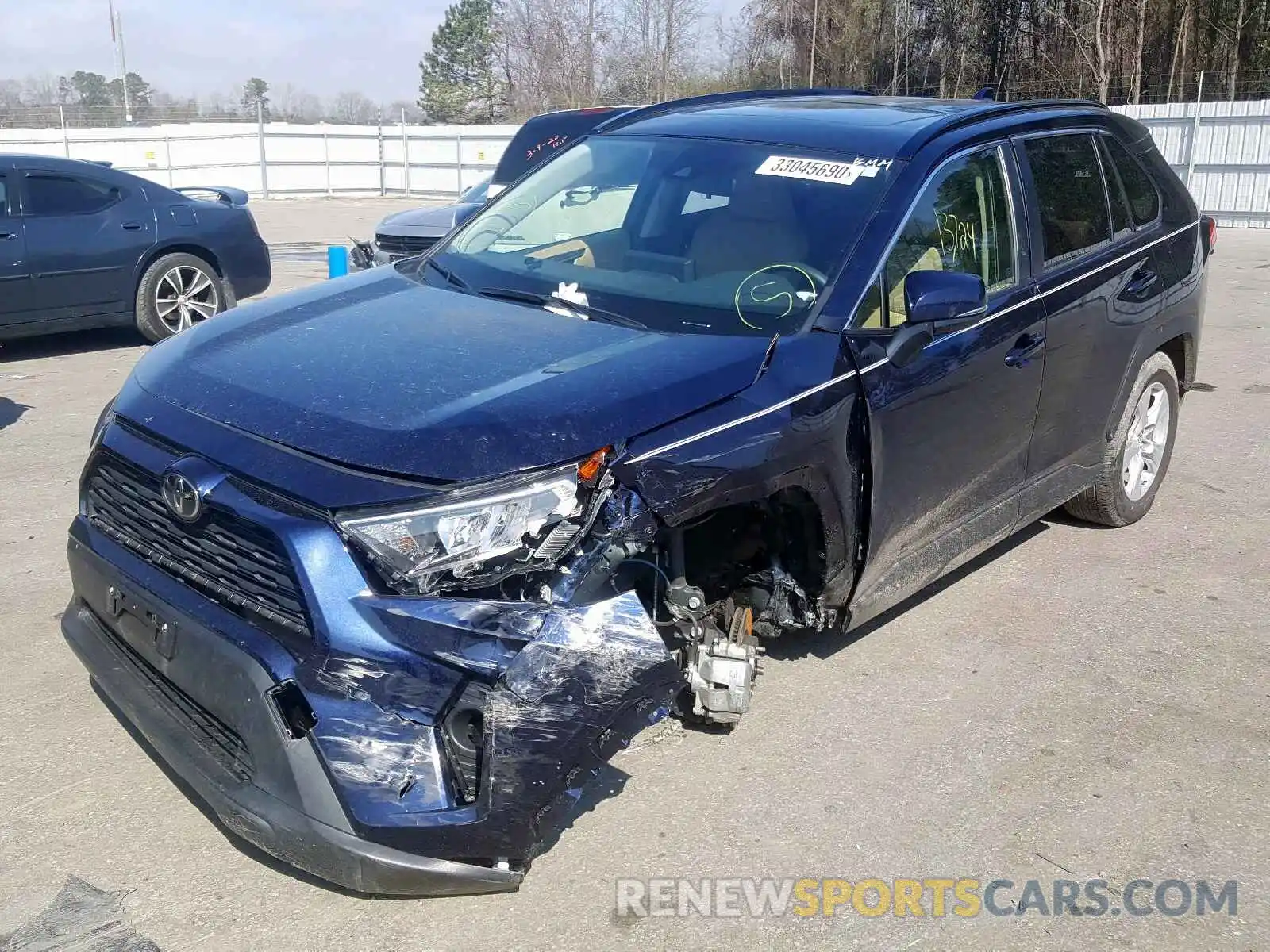 2 Photograph of a damaged car JTMW1RFV7KD019798 TOYOTA RAV4 2019