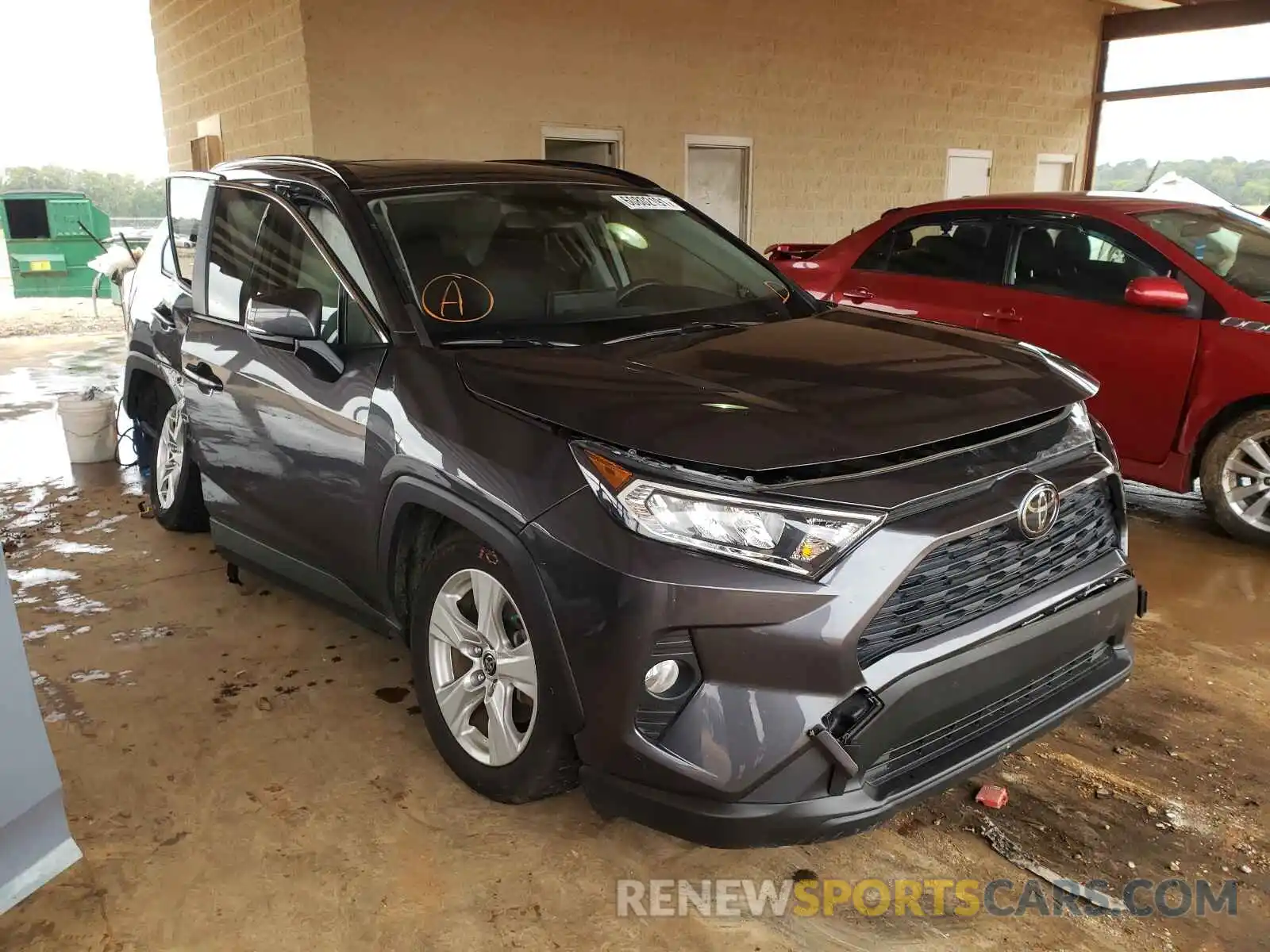 1 Photograph of a damaged car JTMW1RFV7KD027139 TOYOTA RAV4 2019