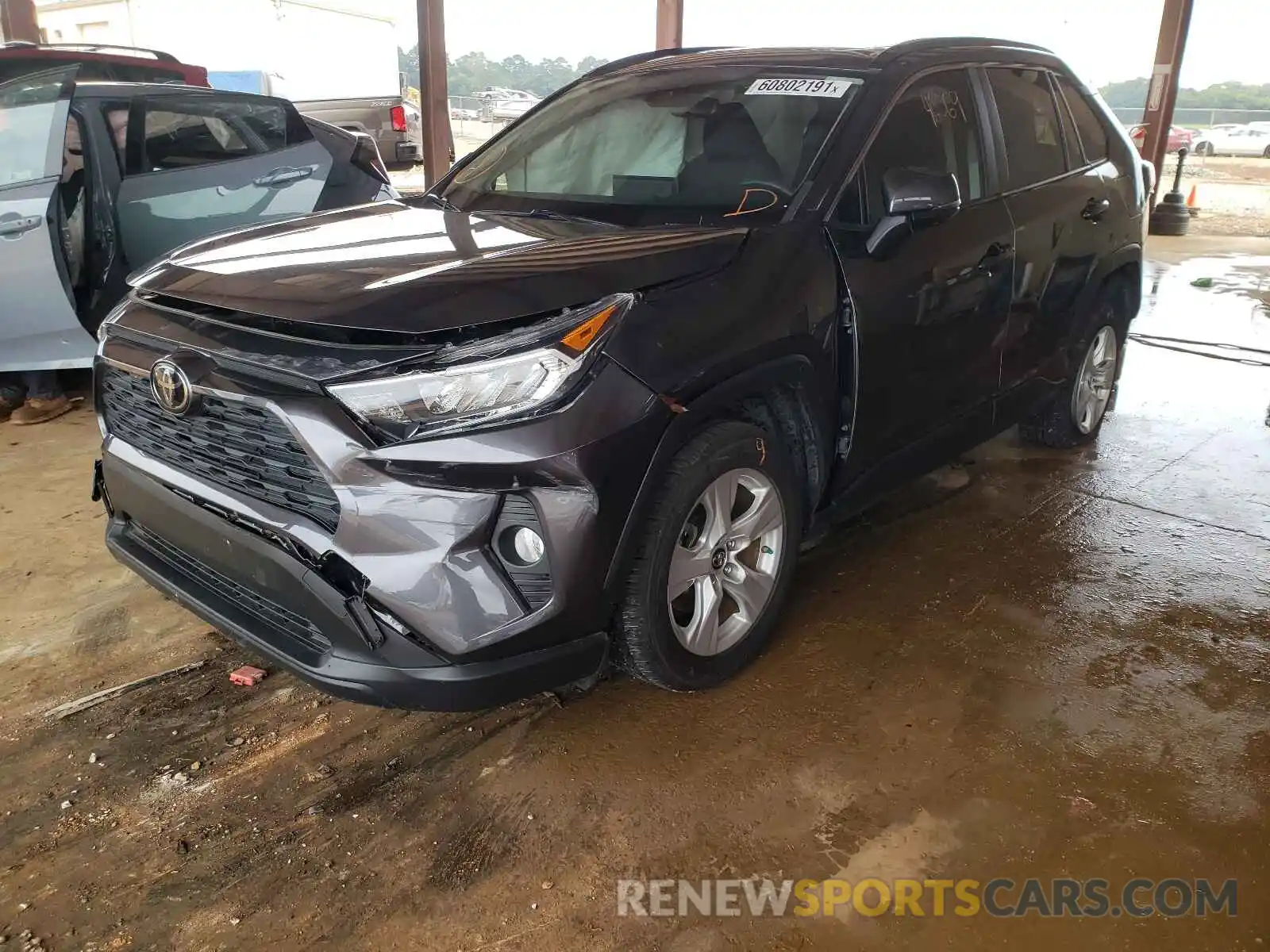 2 Photograph of a damaged car JTMW1RFV7KD027139 TOYOTA RAV4 2019