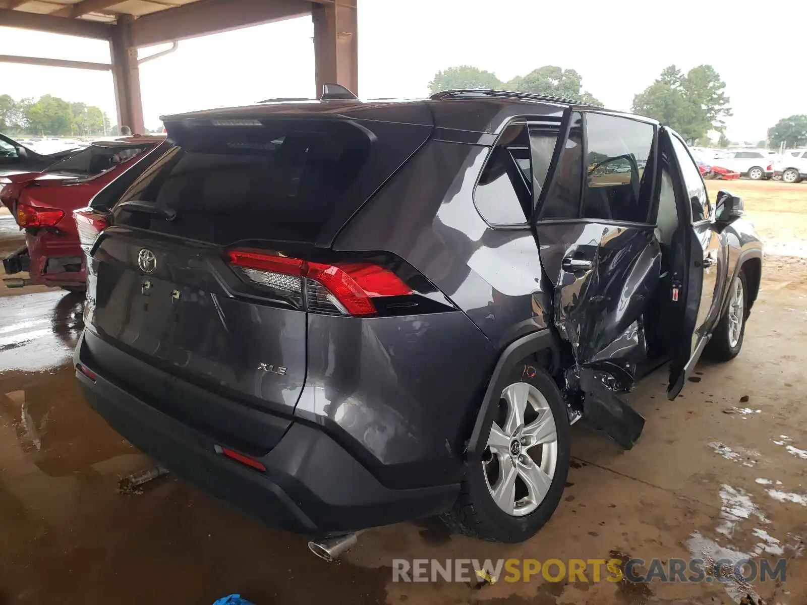 4 Photograph of a damaged car JTMW1RFV7KD027139 TOYOTA RAV4 2019