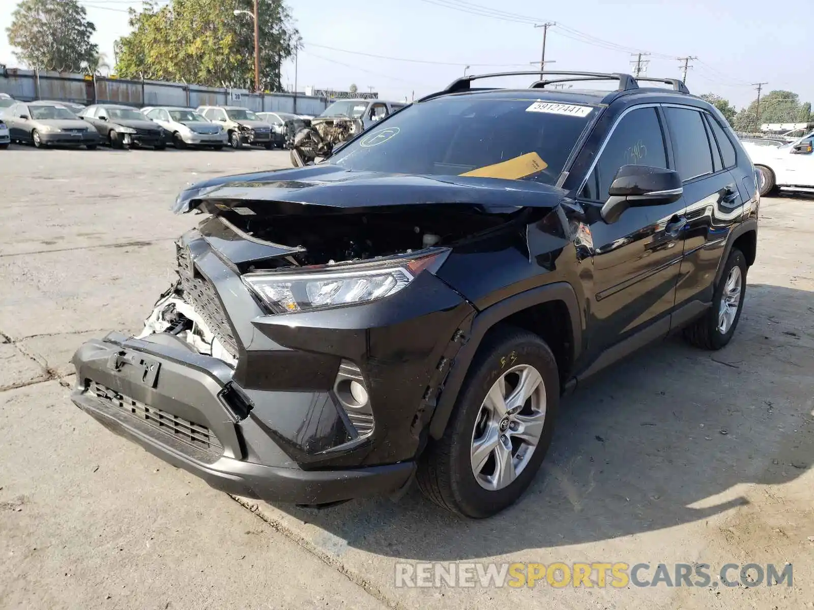 2 Photograph of a damaged car JTMW1RFV7KD028758 TOYOTA RAV4 2019