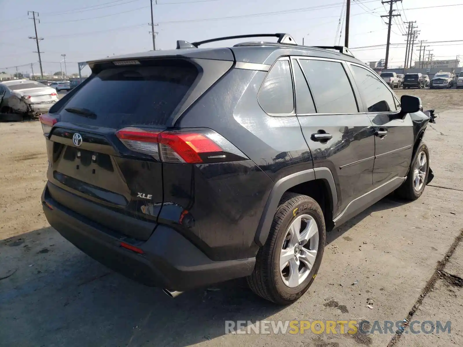 4 Photograph of a damaged car JTMW1RFV7KD028758 TOYOTA RAV4 2019