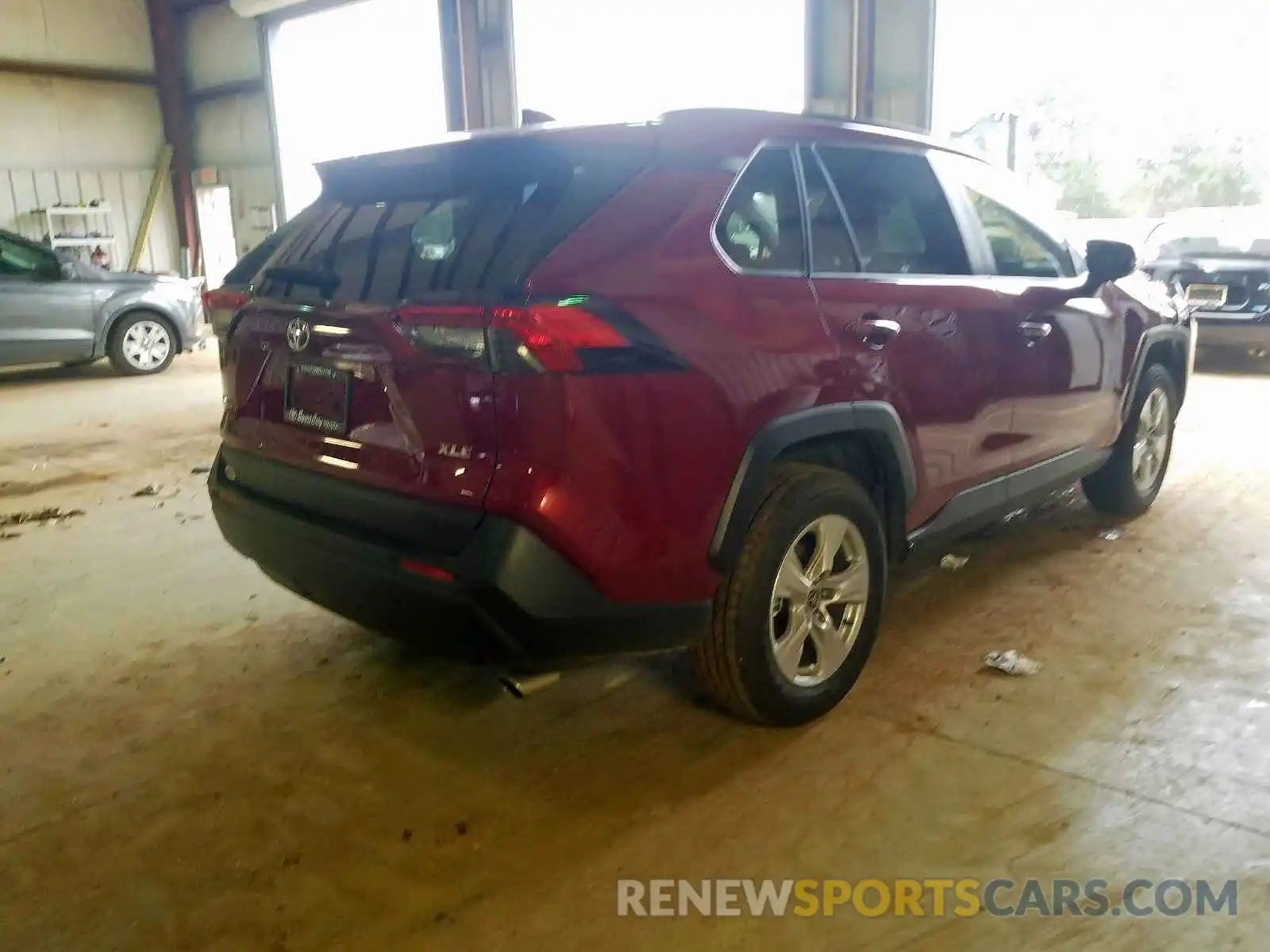 4 Photograph of a damaged car JTMW1RFV7KD030459 TOYOTA RAV4 2019