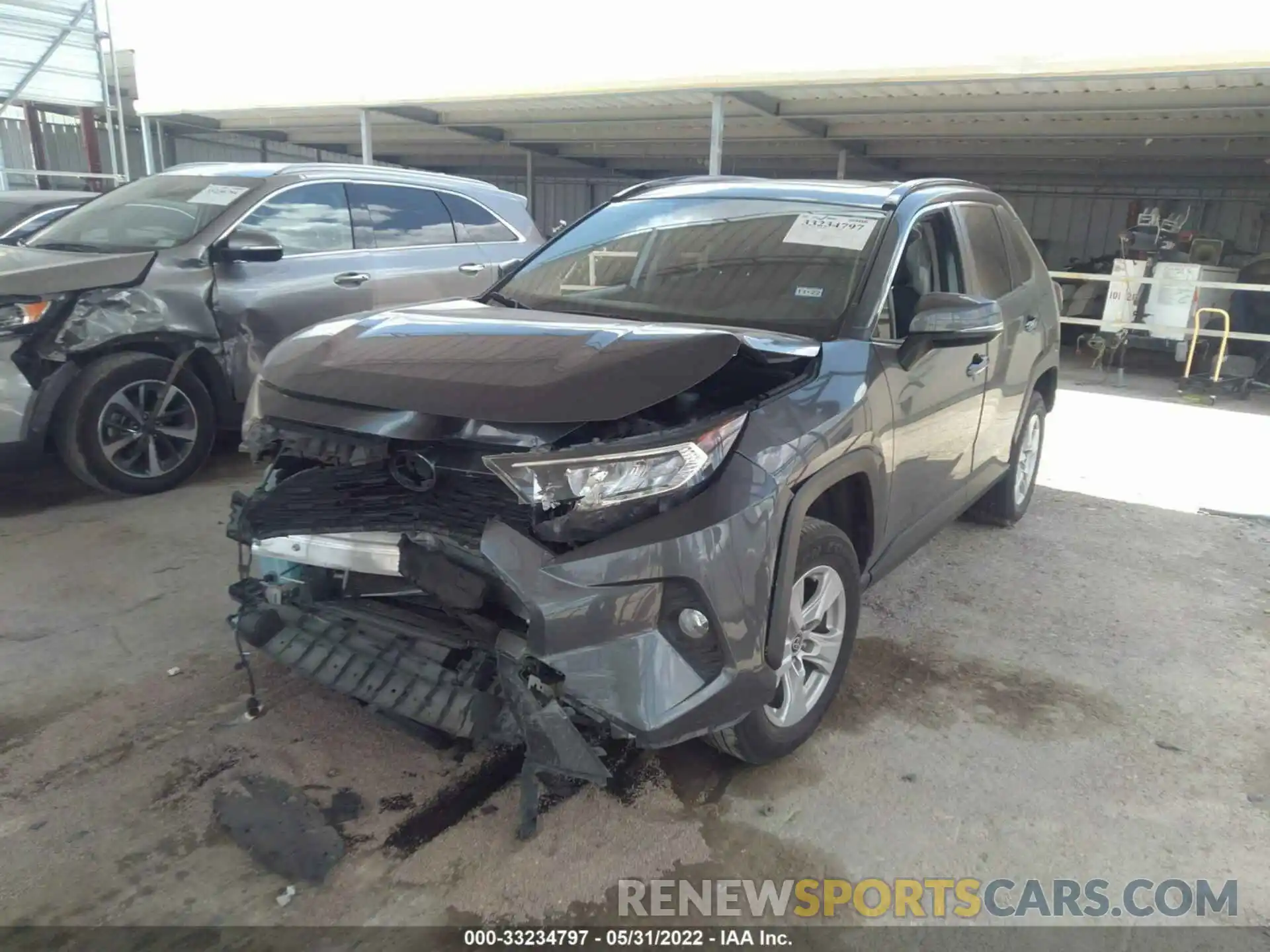 2 Фотография поврежденного автомобиля JTMW1RFV7KD036004 TOYOTA RAV4 2019