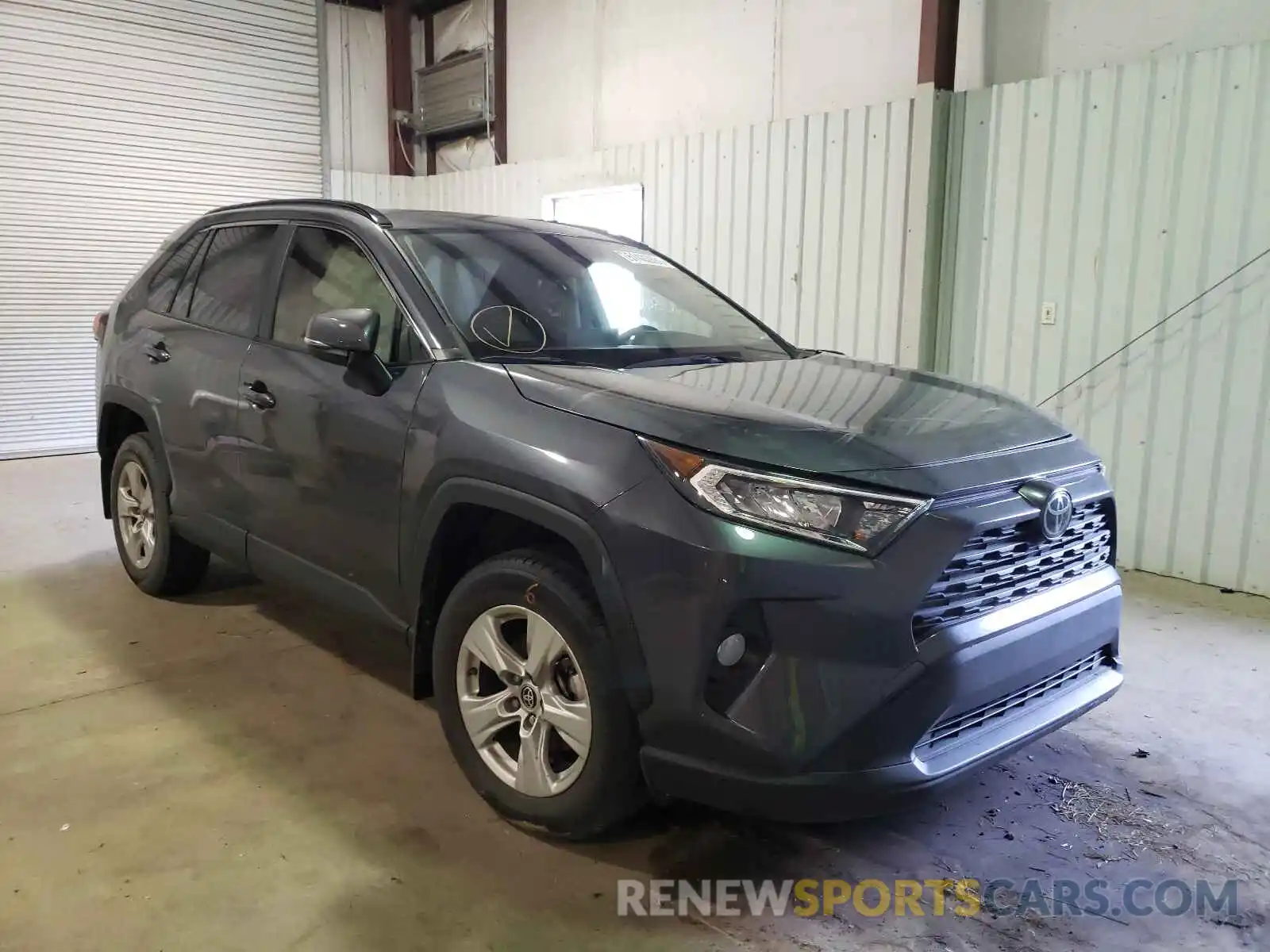 1 Photograph of a damaged car JTMW1RFV7KD037928 TOYOTA RAV4 2019