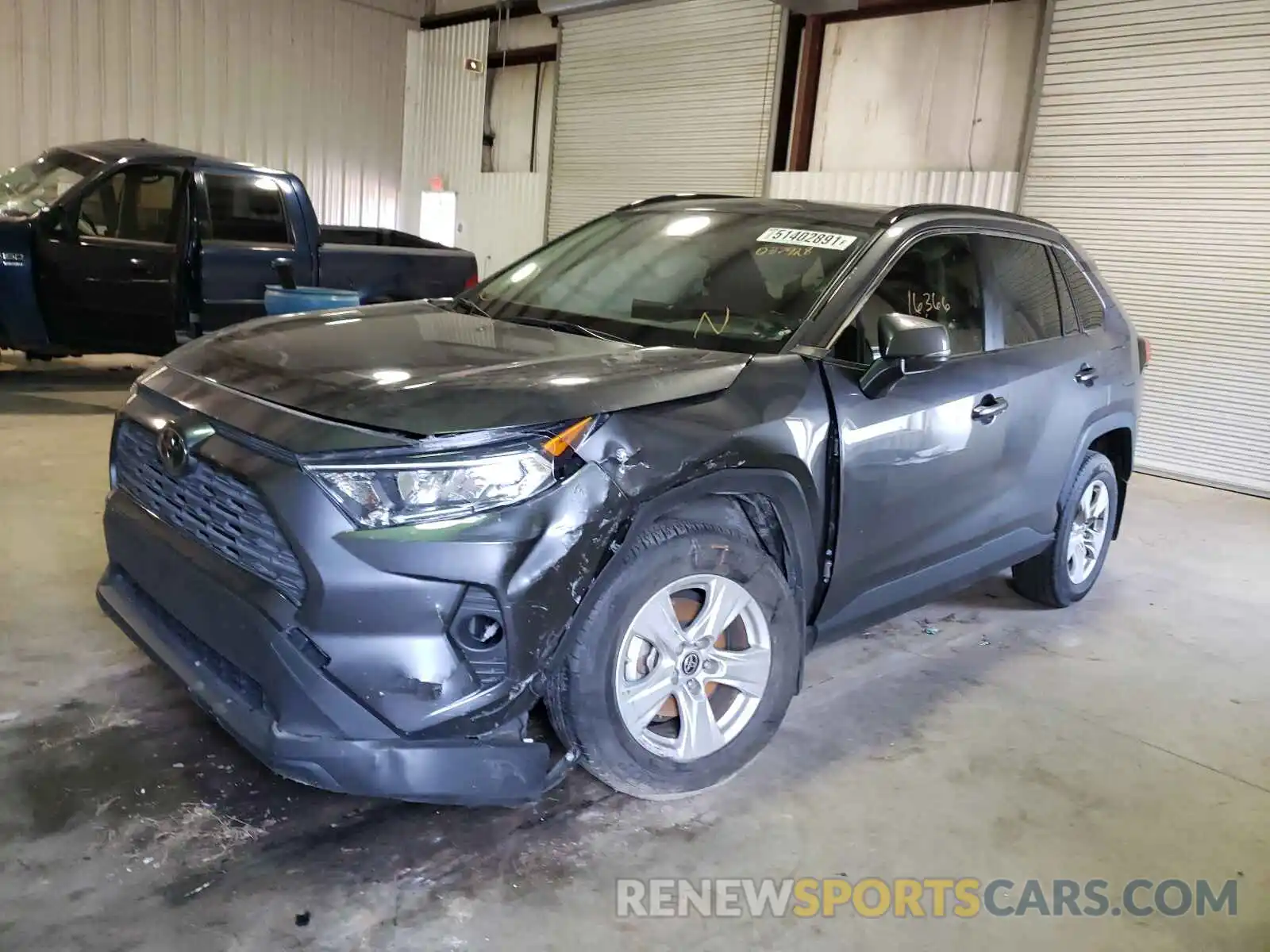 2 Photograph of a damaged car JTMW1RFV7KD037928 TOYOTA RAV4 2019