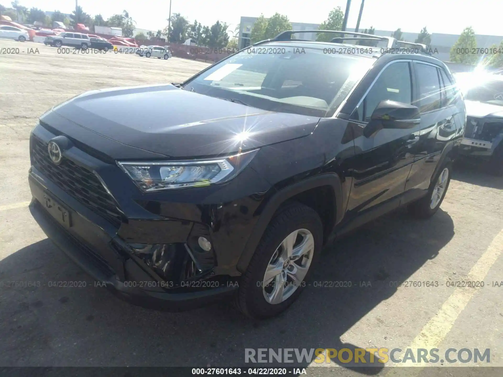 2 Photograph of a damaged car JTMW1RFV7KD038710 TOYOTA RAV4 2019