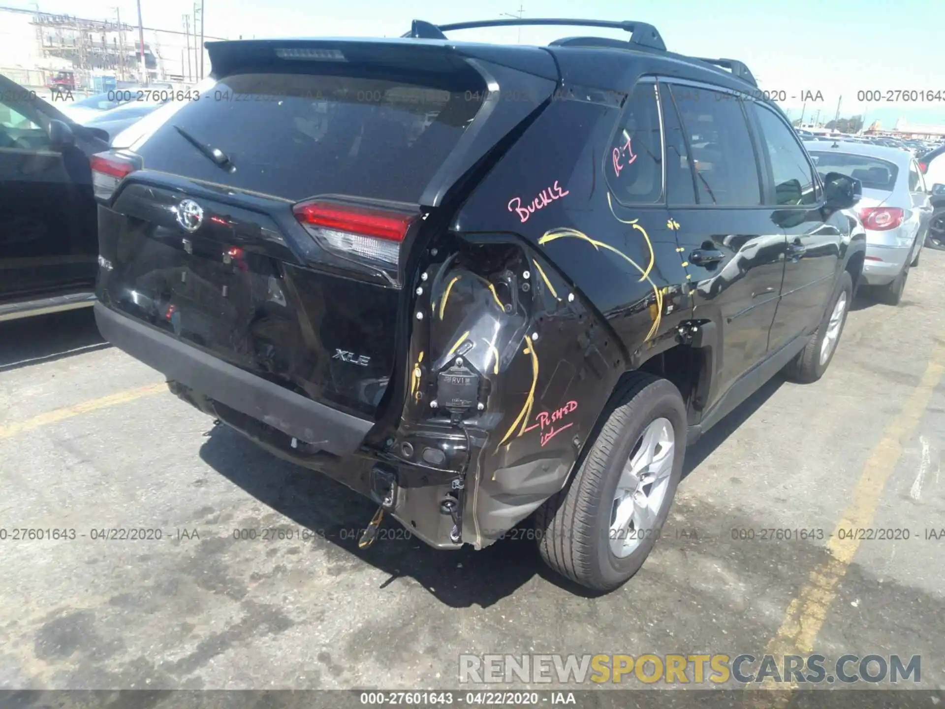 4 Photograph of a damaged car JTMW1RFV7KD038710 TOYOTA RAV4 2019