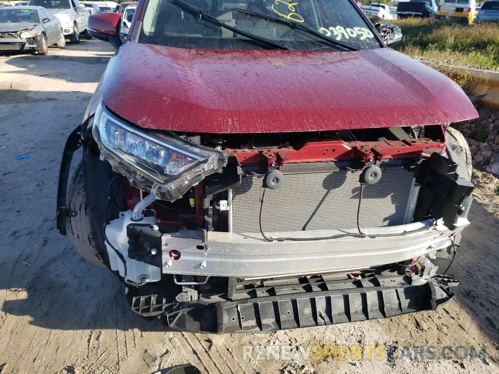 9 Photograph of a damaged car JTMW1RFV7KD039050 TOYOTA RAV4 2019