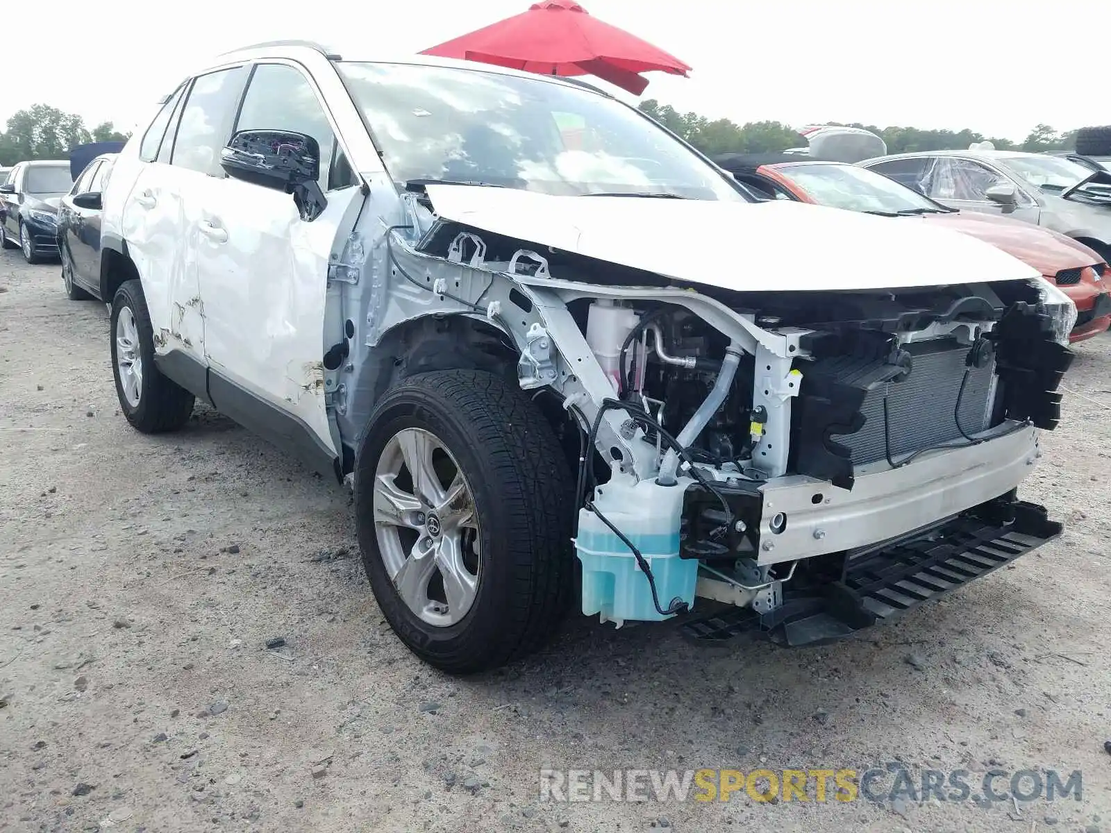 1 Photograph of a damaged car JTMW1RFV7KD039145 TOYOTA RAV4 2019