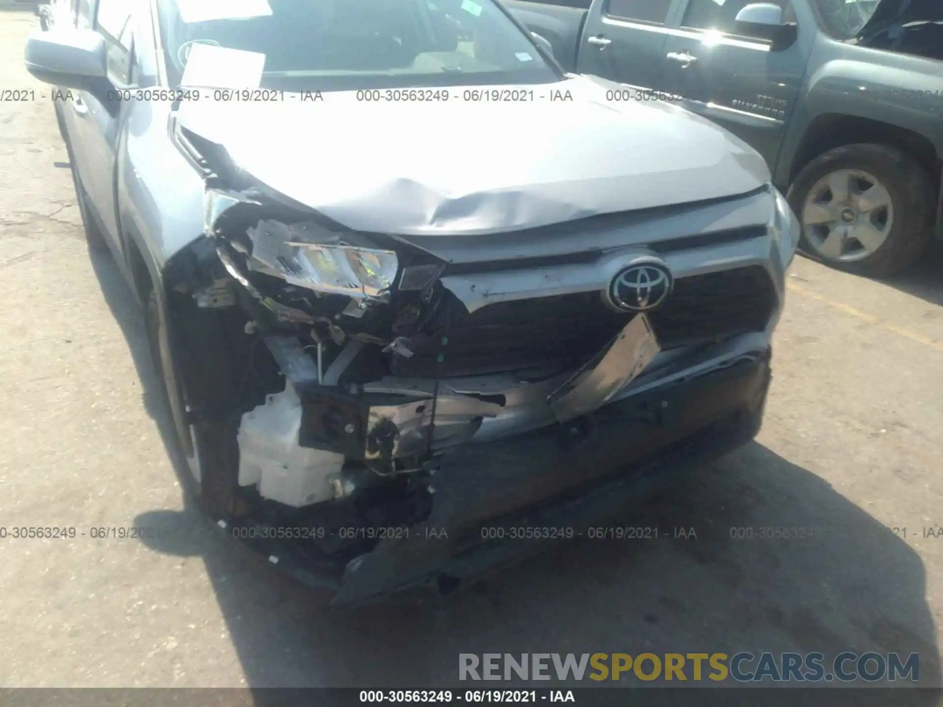 6 Photograph of a damaged car JTMW1RFV7KD502109 TOYOTA RAV4 2019