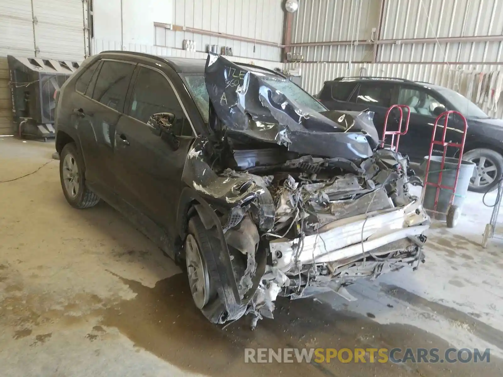 1 Photograph of a damaged car JTMW1RFV7KD502143 TOYOTA RAV4 2019